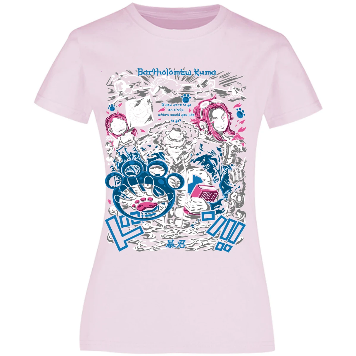 Blusa One Piece Kuma Blusa para Mujer 4