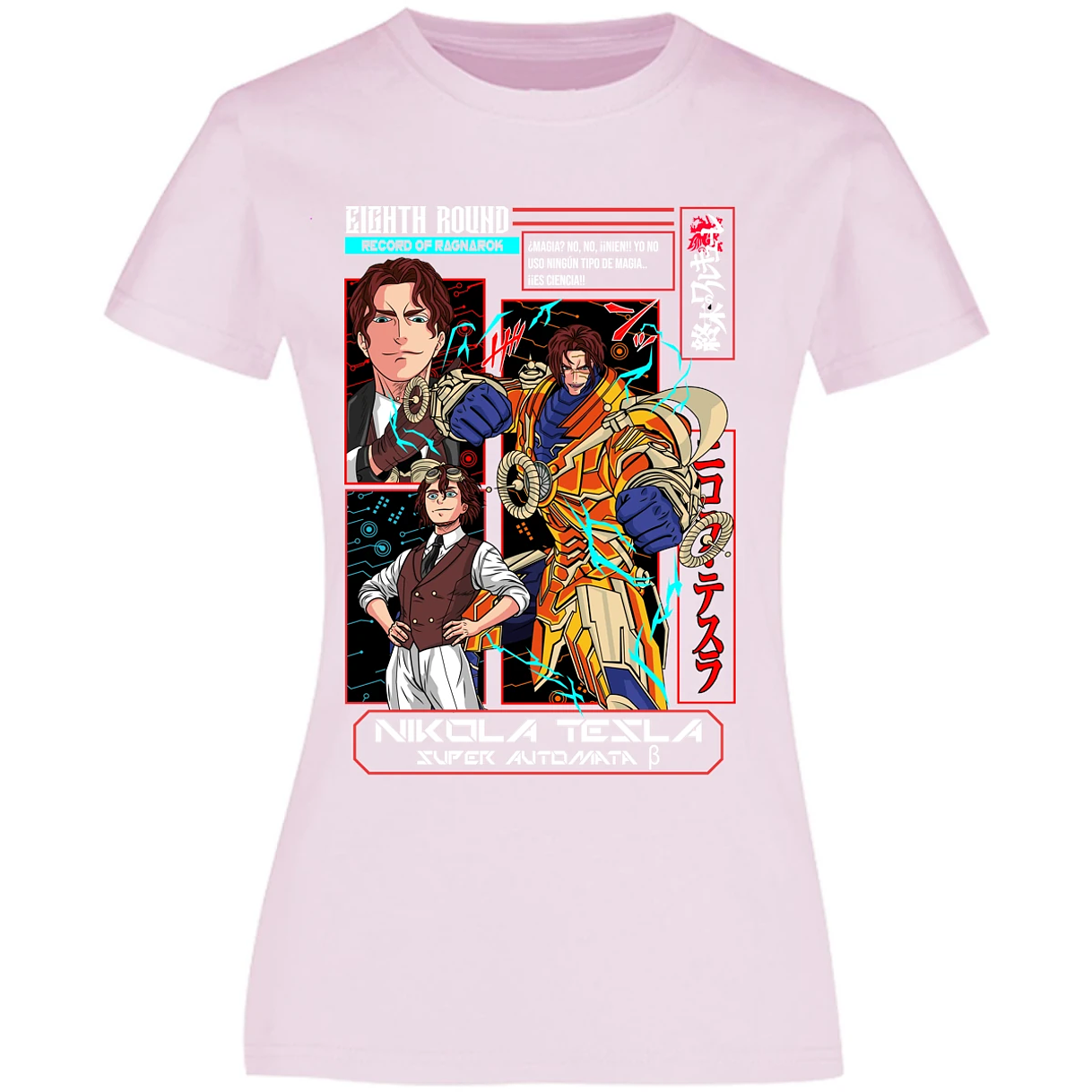 Blusa Record Of Ragnarok Tesla Anime Blusa para Mujer 2