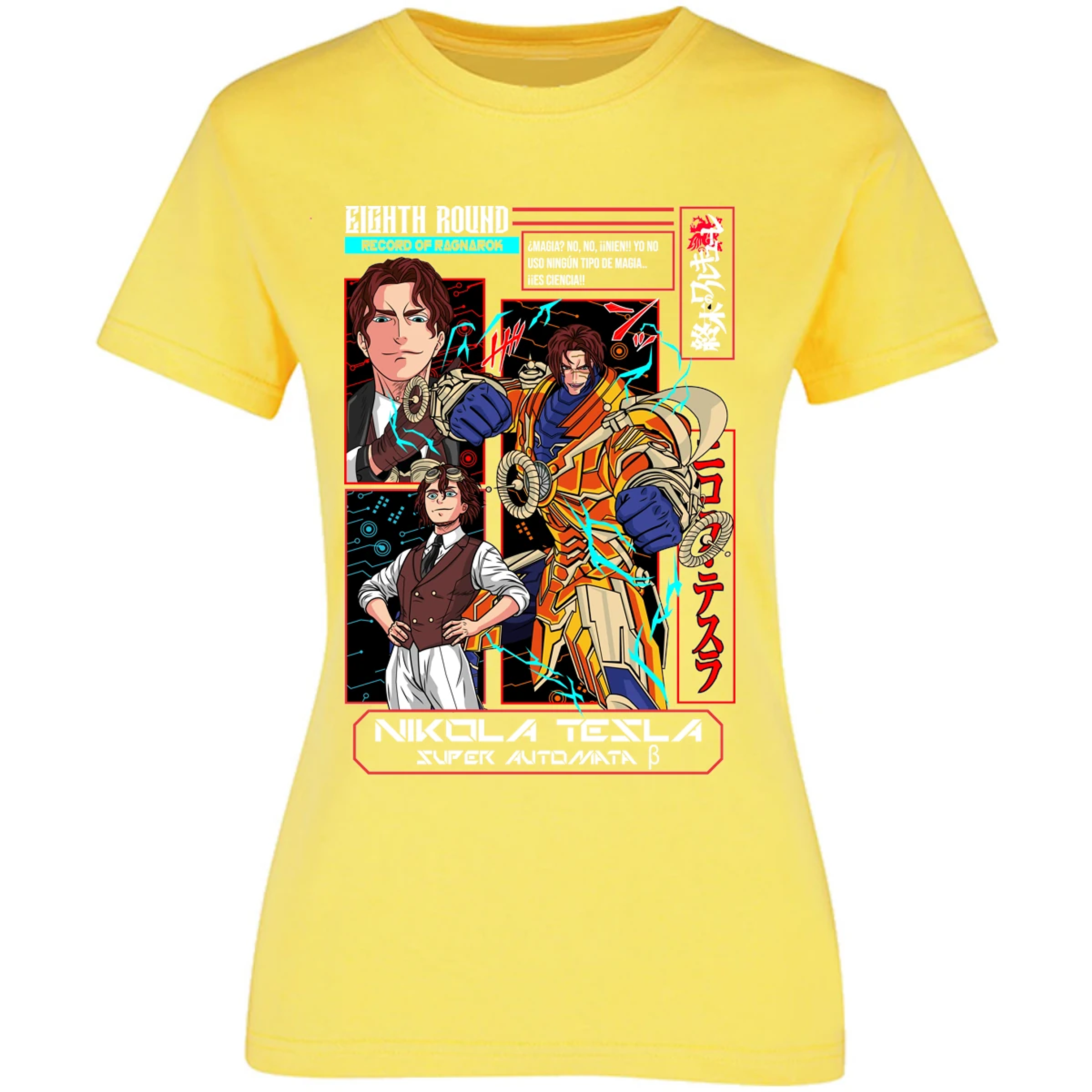 Blusa Record Of Ragnarok Tesla Anime Blusa para Mujer 3