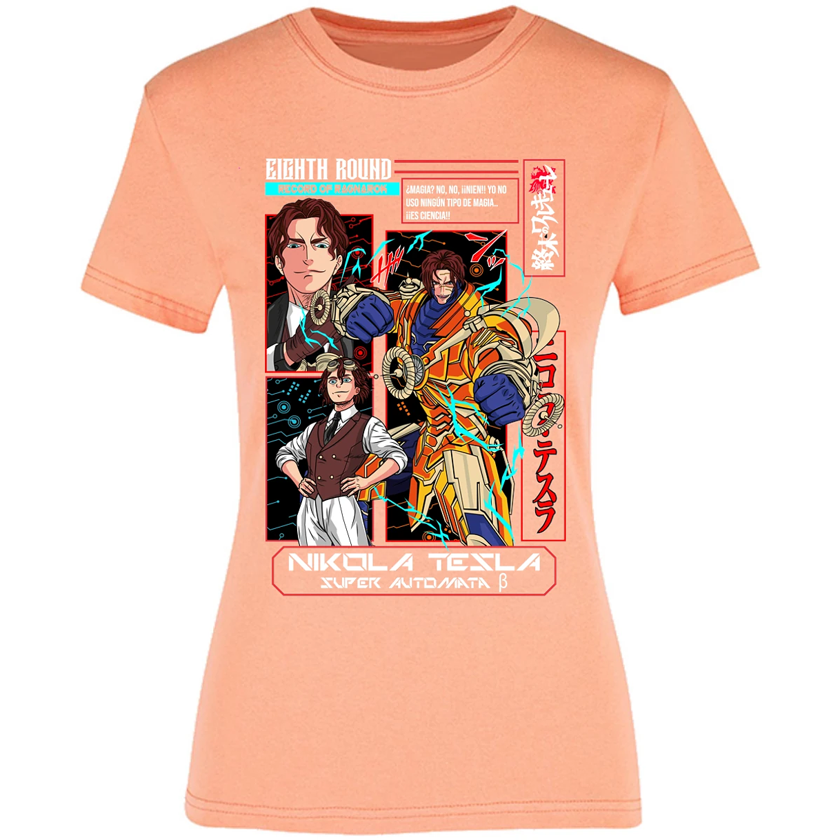 Blusa Record Of Ragnarok Tesla Anime Blusa para Mujer 5