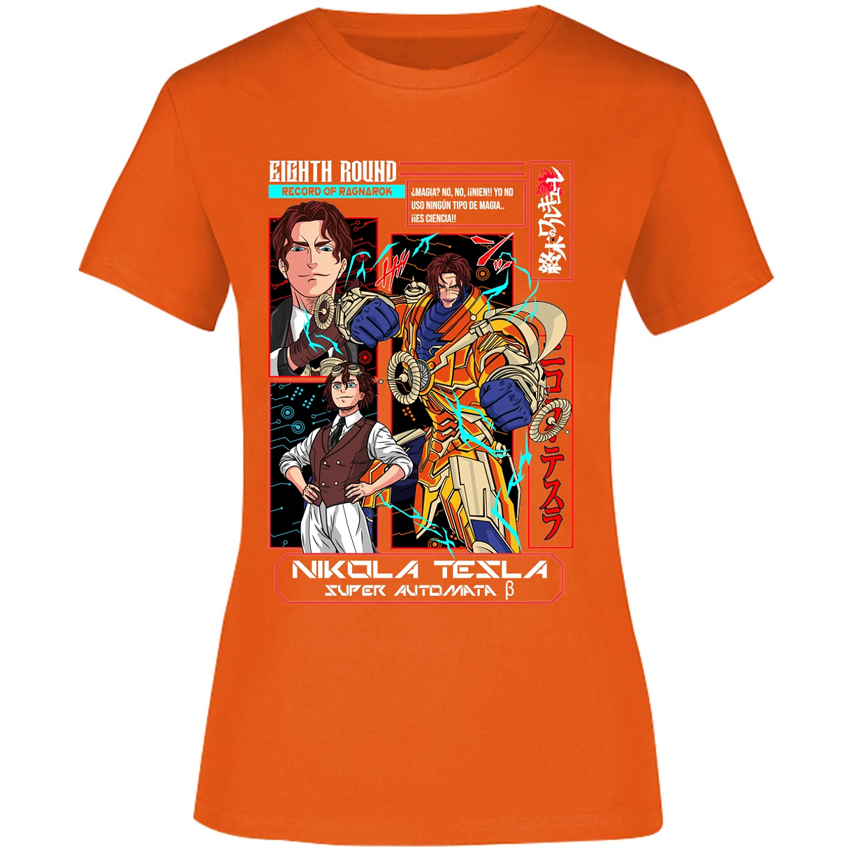 Blusa Record Of Ragnarok Tesla Anime Blusa para Mujer 9