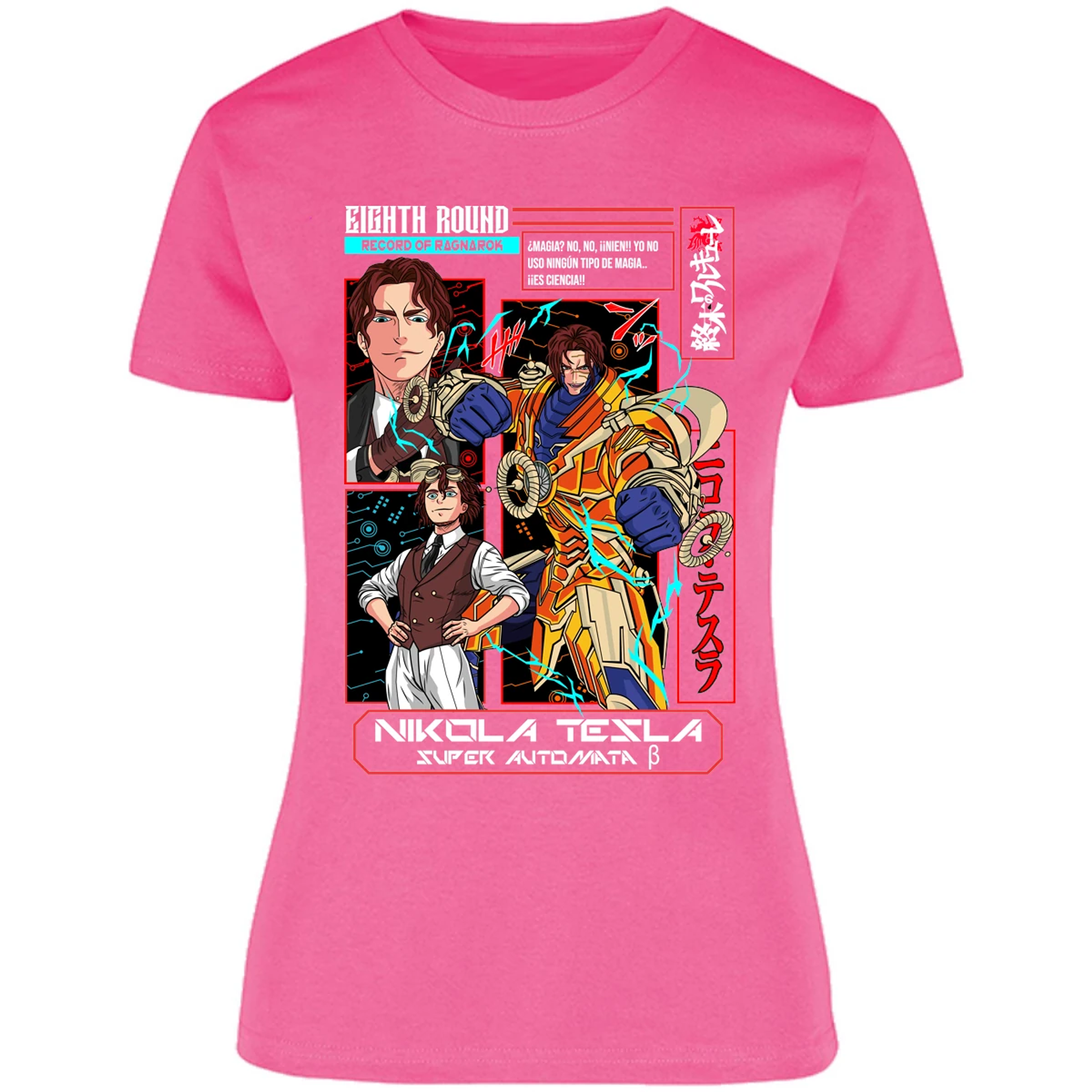 Blusa Record Of Ragnarok Tesla Anime Blusa para Mujer 10