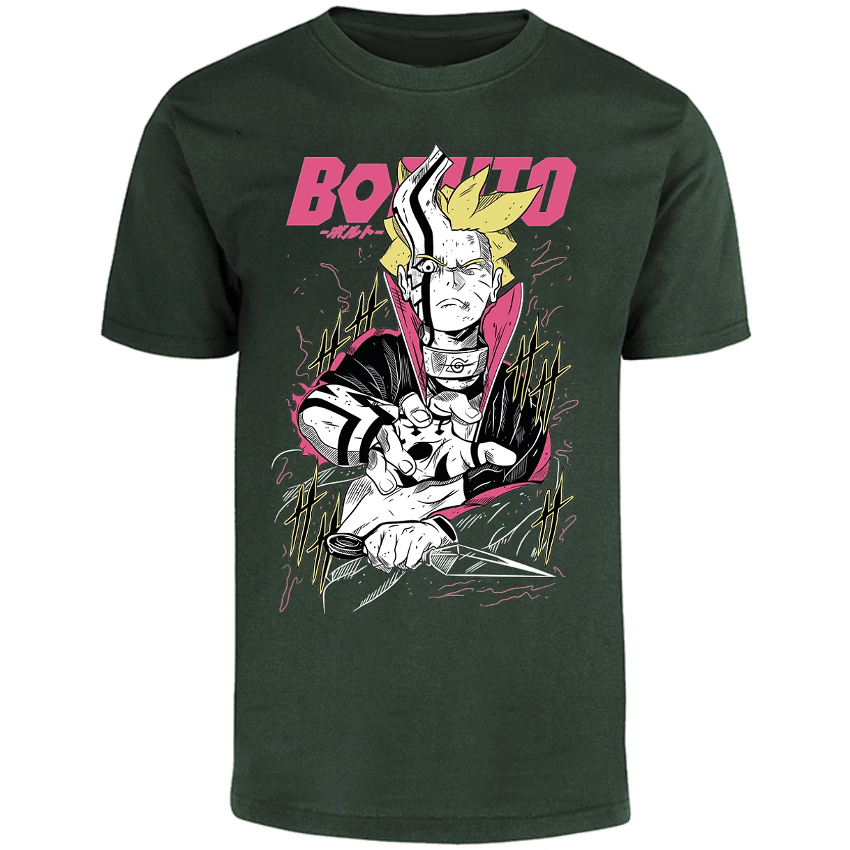 Playera Naruto Boruto Basic para Adulto 5