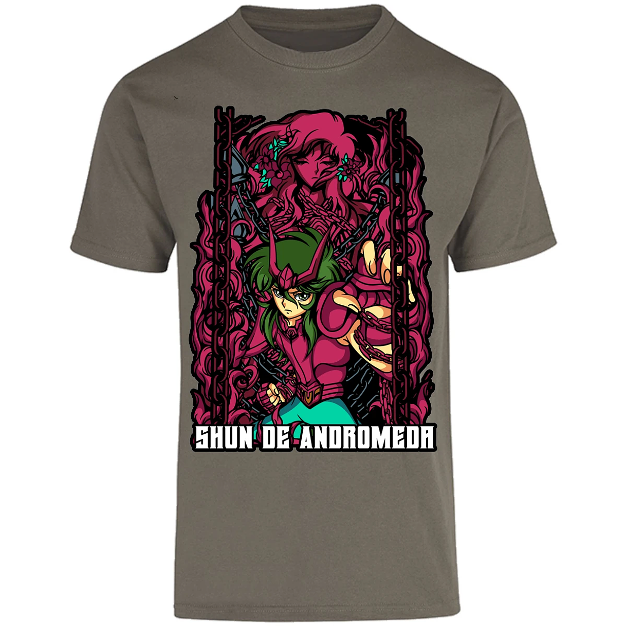 Playera Saint Seiya Shun Anime para Adulto 15