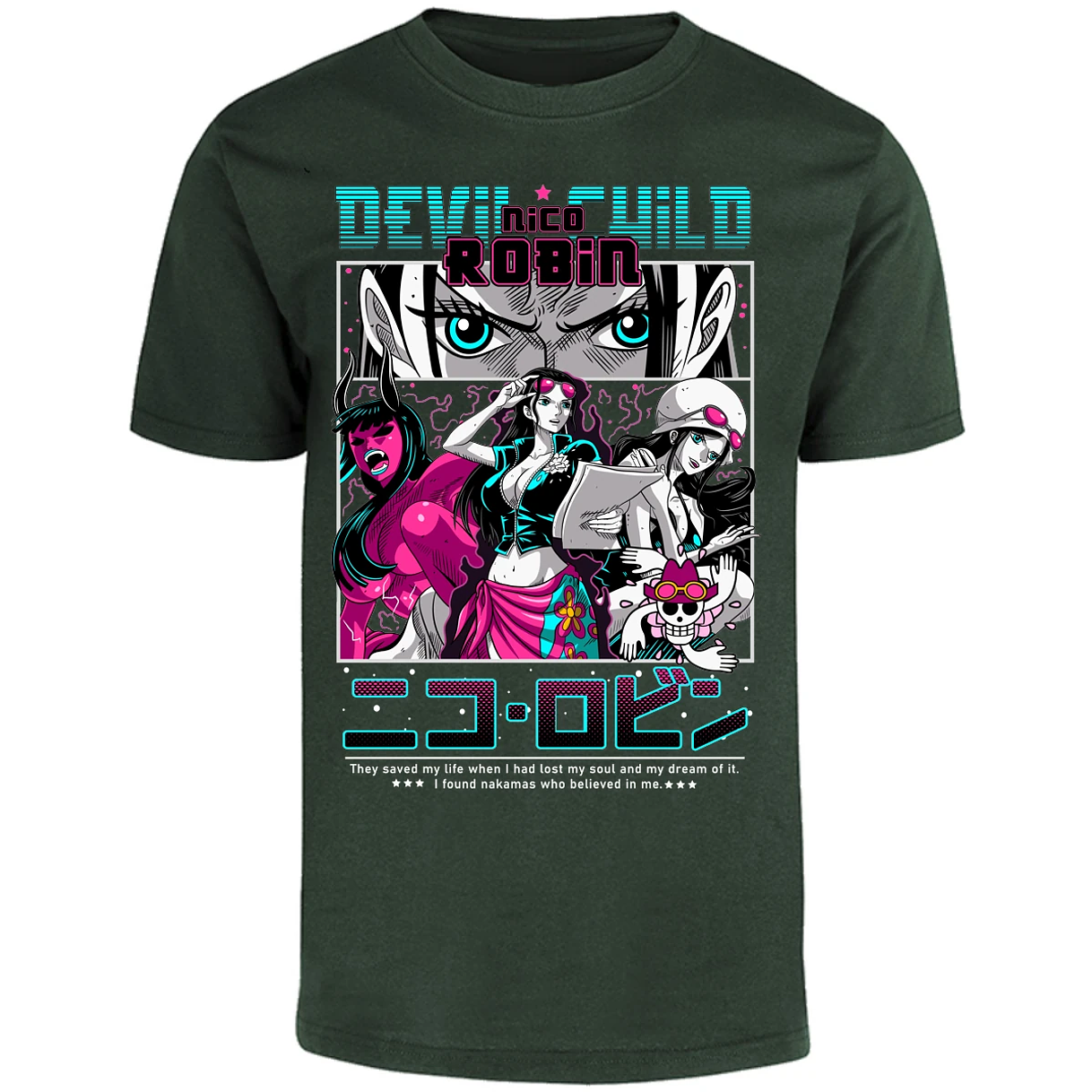 Playera One Piece Nico Robin Anime para Adulto 43