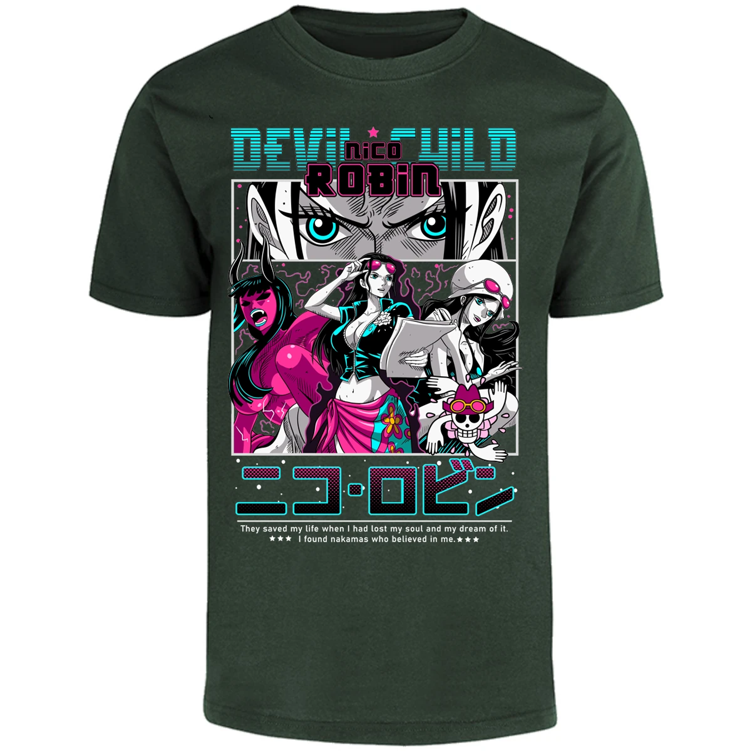 Playera One Piece Nico Robin Anime para Adulto 43