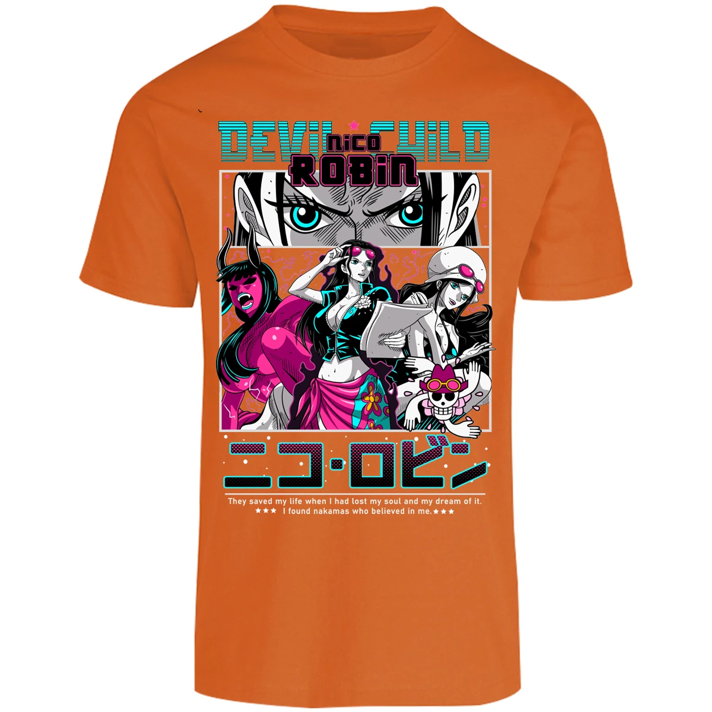 Playera One Piece Nico Robin Anime para Adulto 48