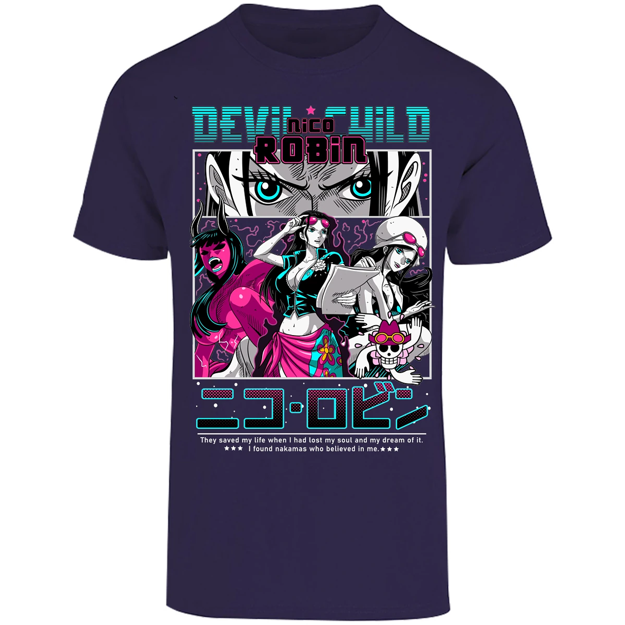 Playera One Piece Nico Robin Anime para Adulto 49