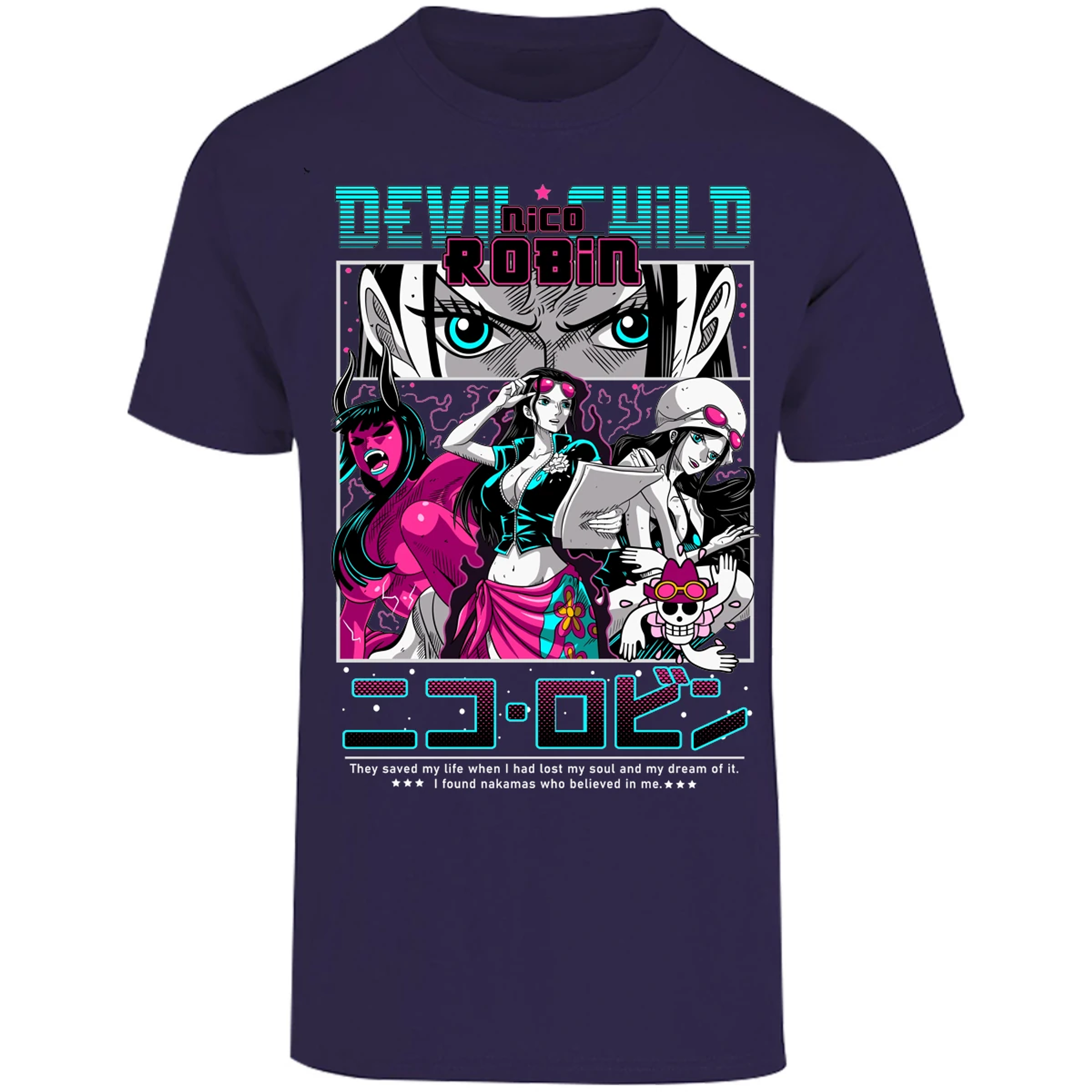 Playera One Piece Nico Robin Anime para Adulto 49