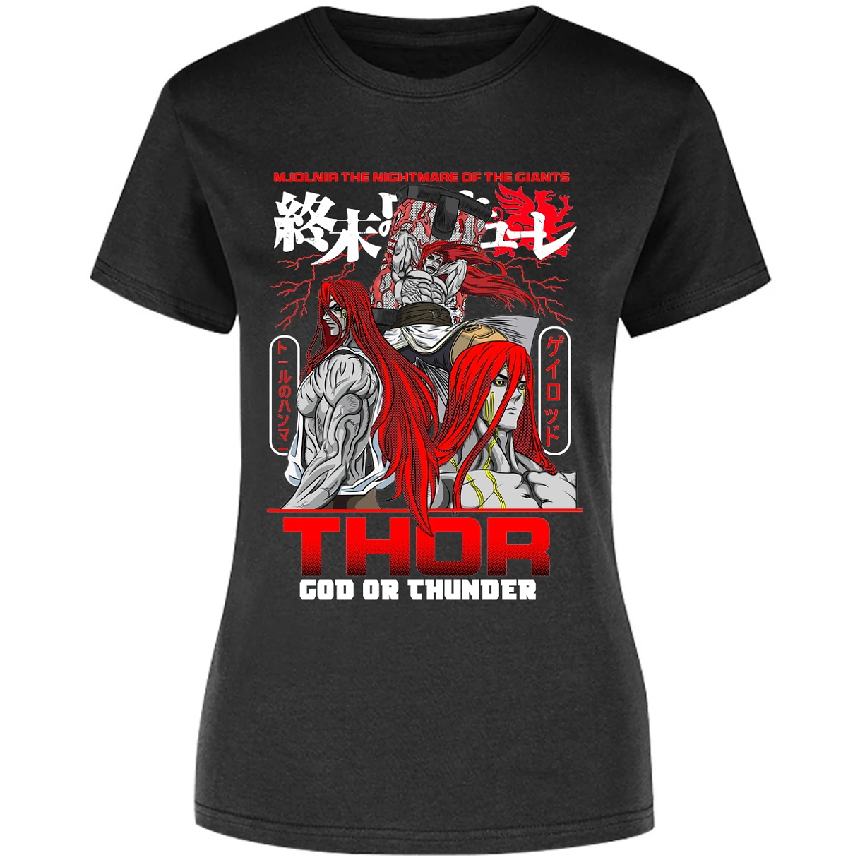 Blusa Record Of Ragnarok Thor Blusa para Mujer 8