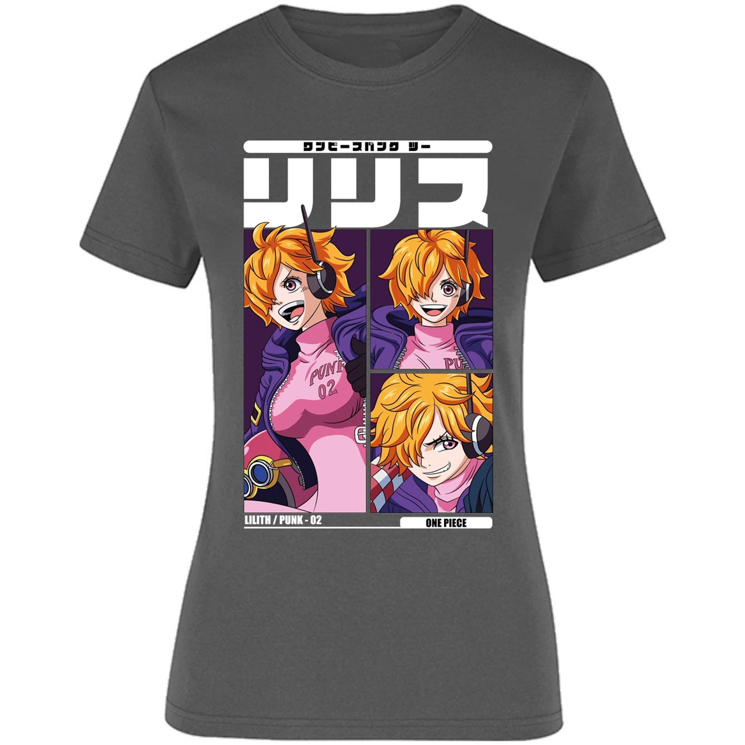 Blusa One Piece Lilith Anime Blusa para Mujer 12