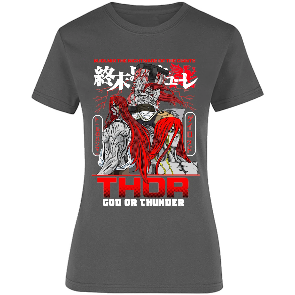 Blusa Record Of Ragnarok Thor Blusa para Mujer 17