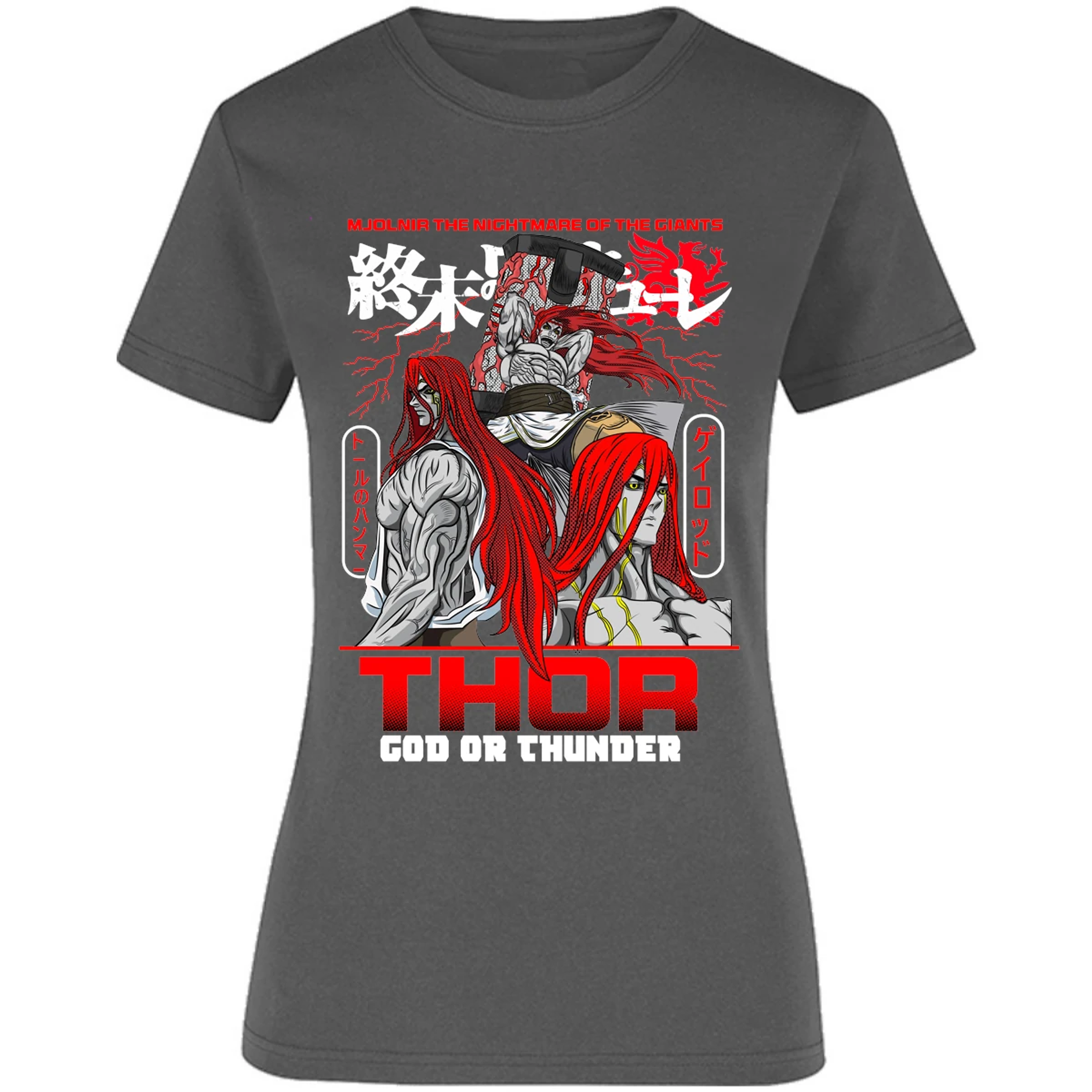 Blusa Record Of Ragnarok Thor Blusa para Mujer 17