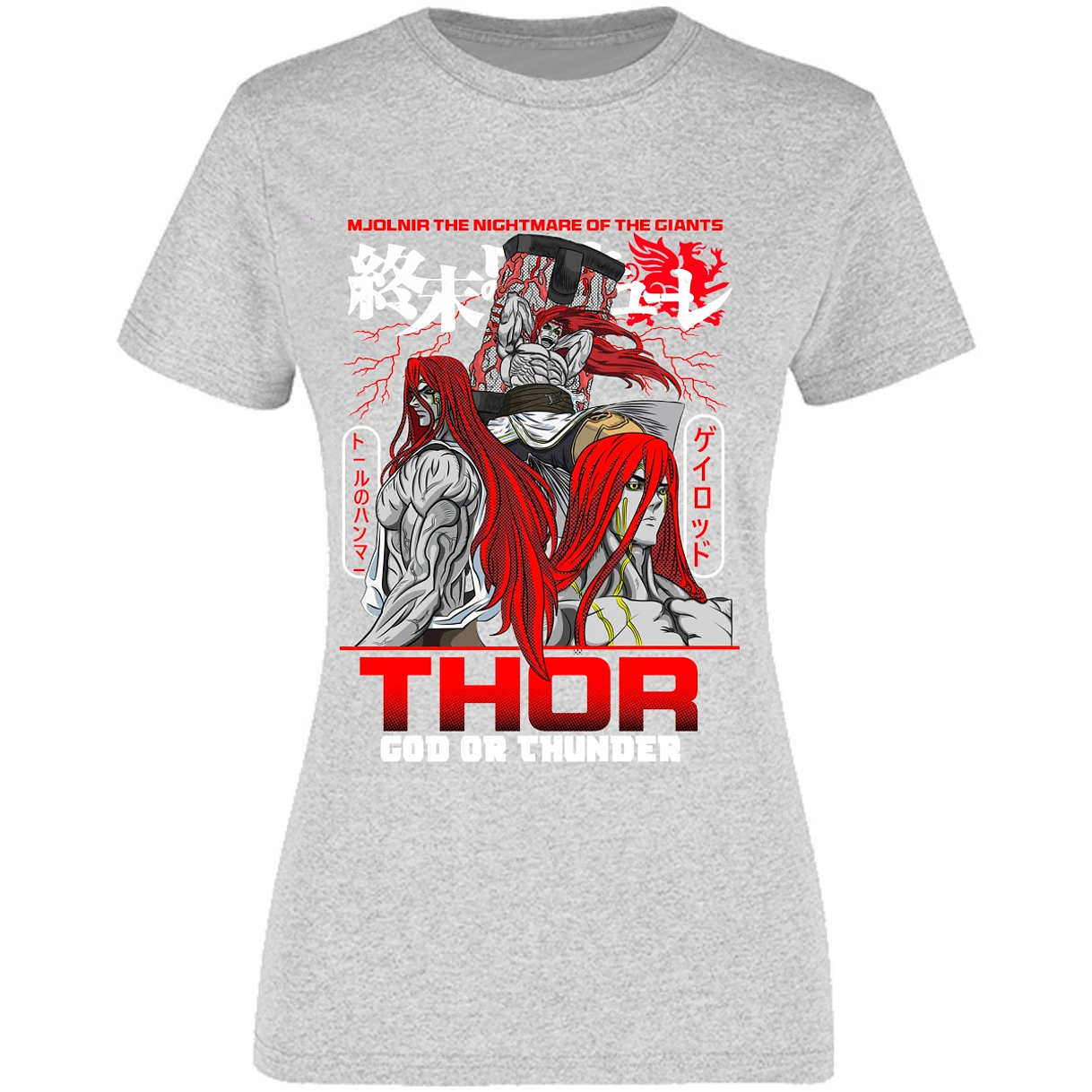 Blusa Record Of Ragnarok Thor Blusa para Mujer 10