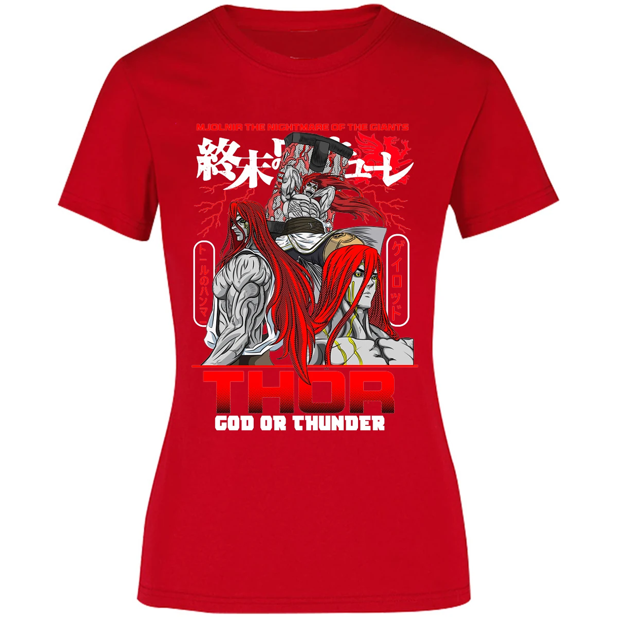 Blusa Record Of Ragnarok Thor Blusa para Mujer 2