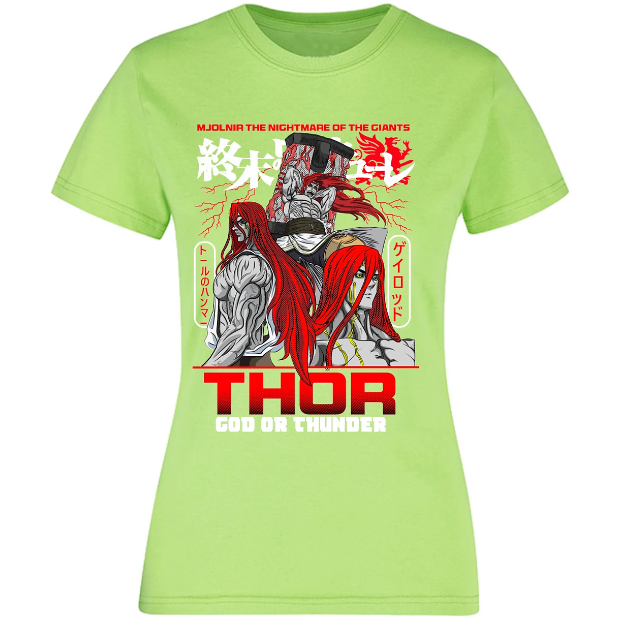 Blusa Record Of Ragnarok Thor Blusa para Mujer 14