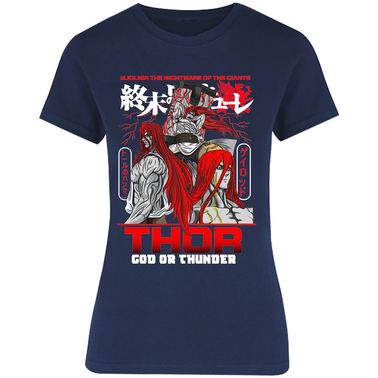 Blusa Record Of Ragnarok Thor Blusa para Mujer 3