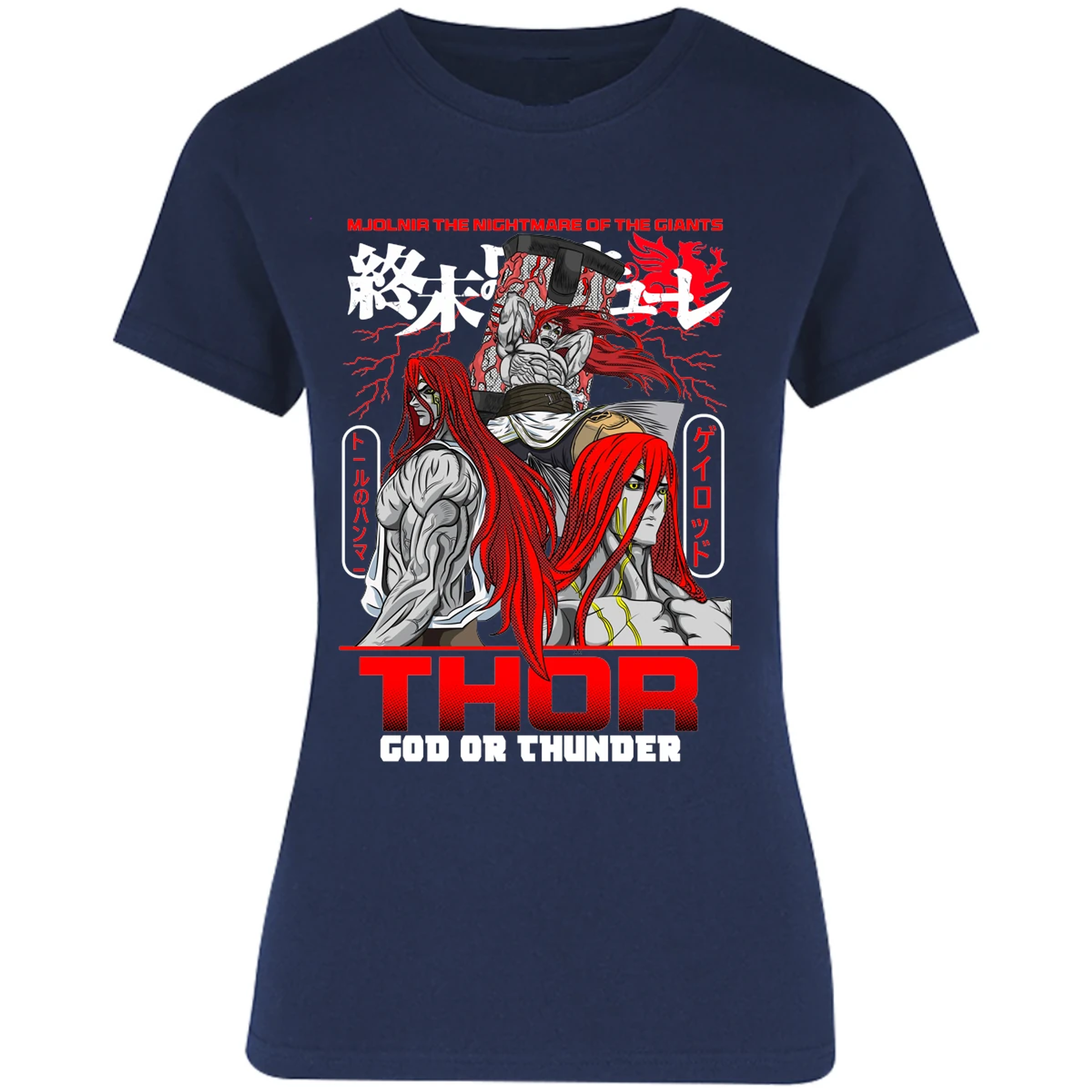 Blusa Record Of Ragnarok Thor Blusa para Mujer 3