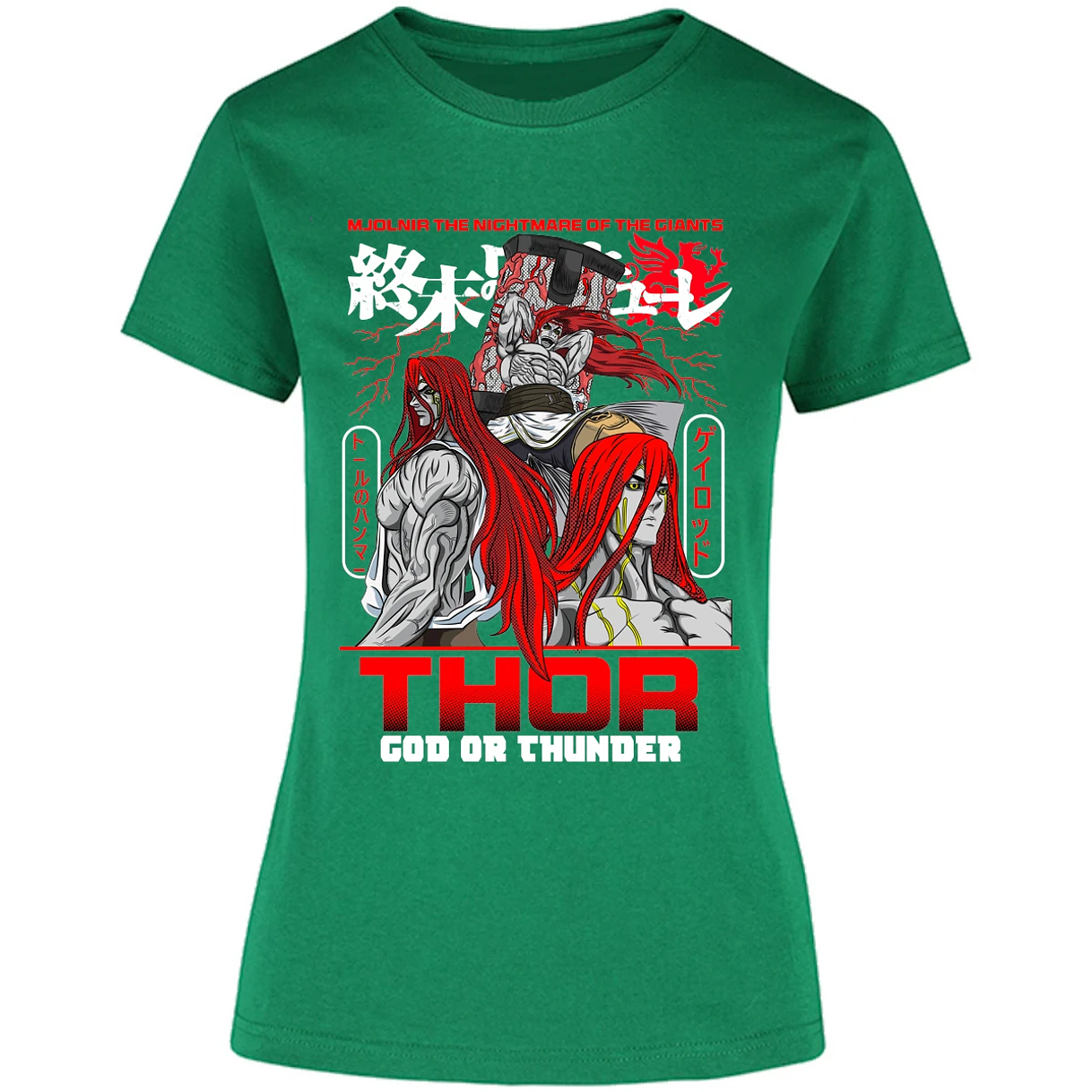 Blusa Record Of Ragnarok Thor Blusa para Mujer 4
