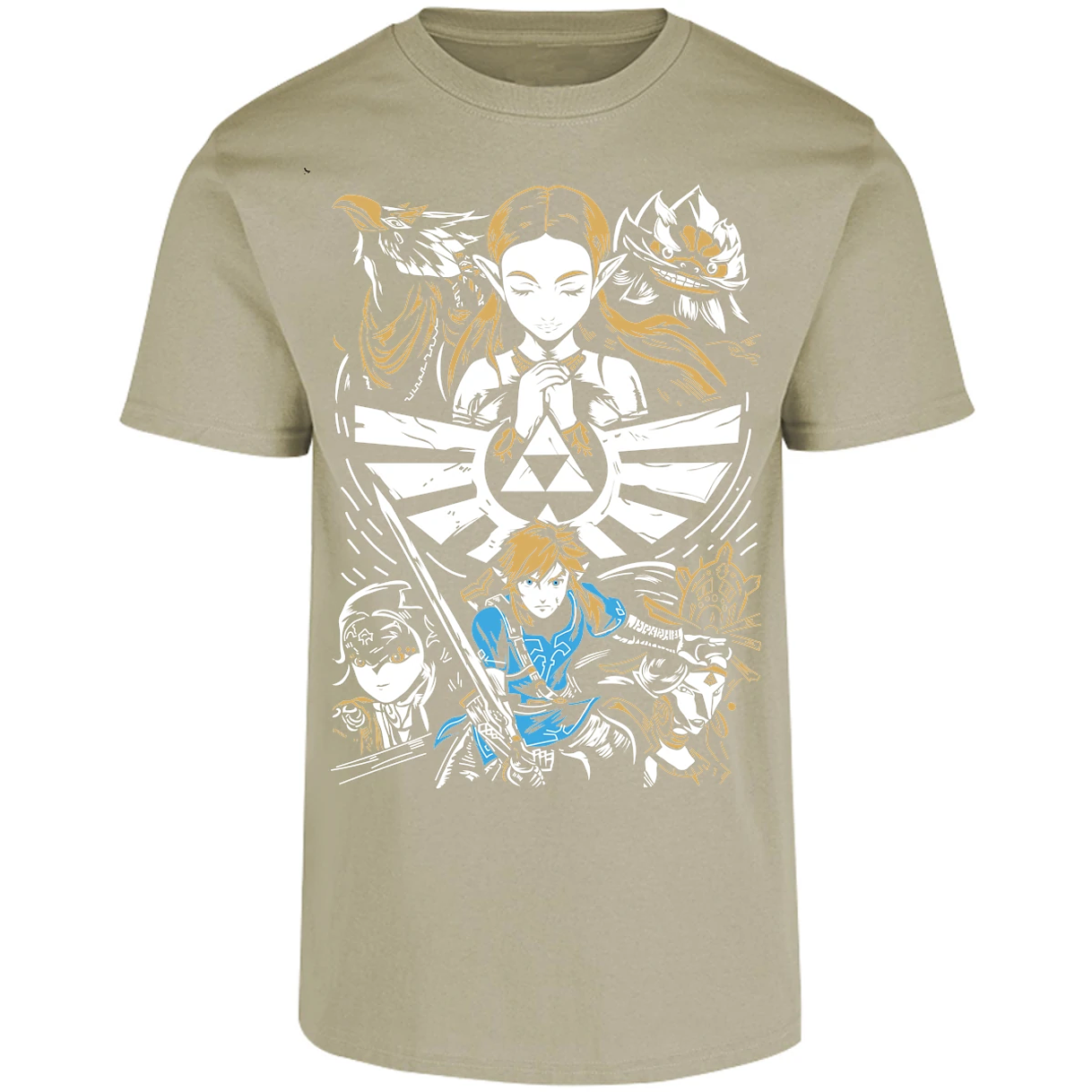 Playera The Leyend Of Zelda Diseo Link Y Zelda para Adulto 20