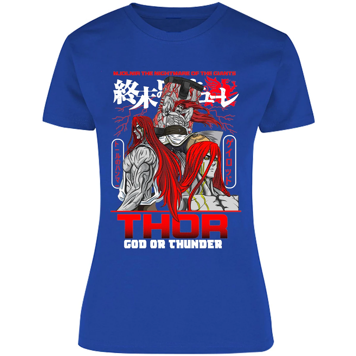 Blusa Record Of Ragnarok Thor Blusa para Mujer 15