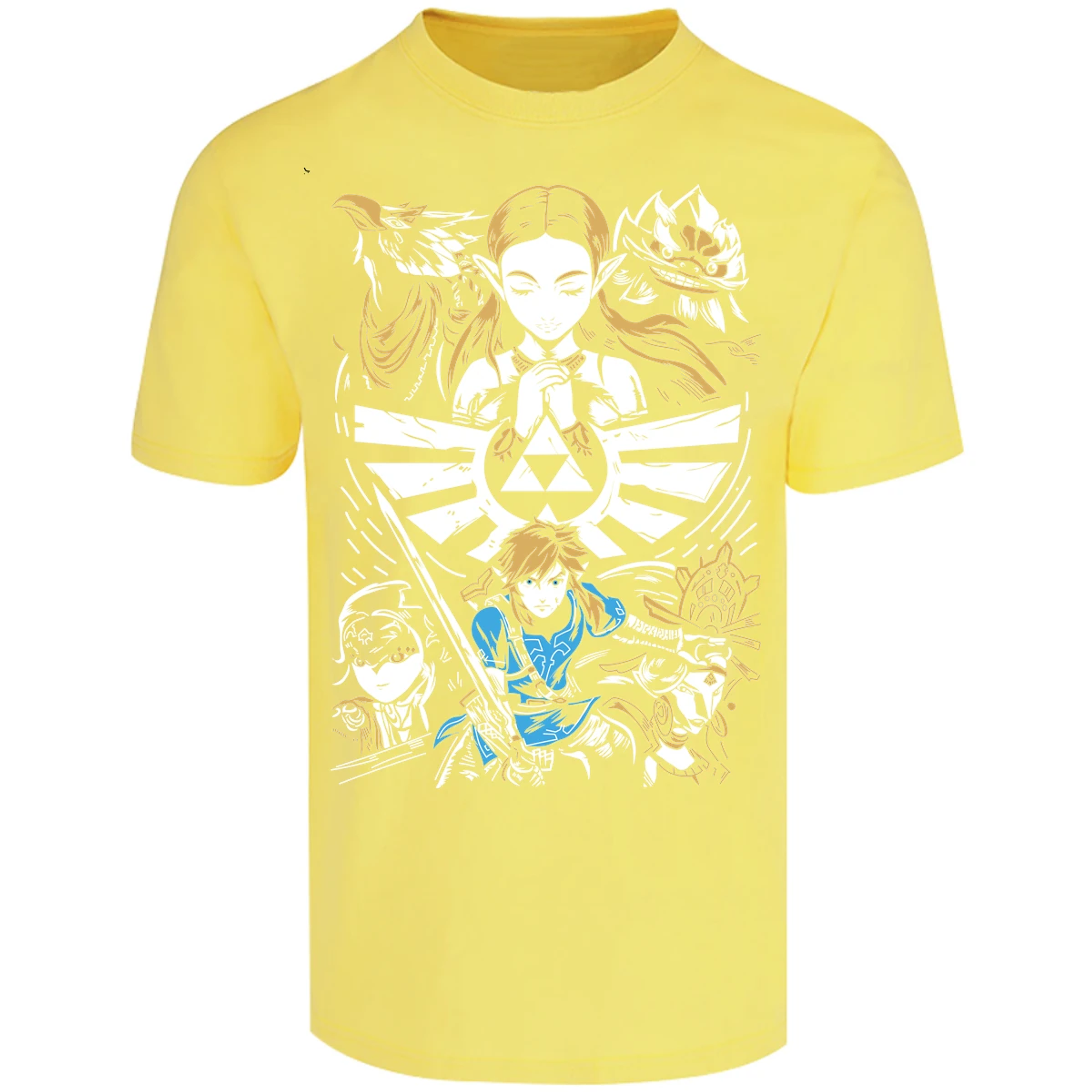 Playera The Leyend Of Zelda Diseo Link Y Zelda para Adulto 26