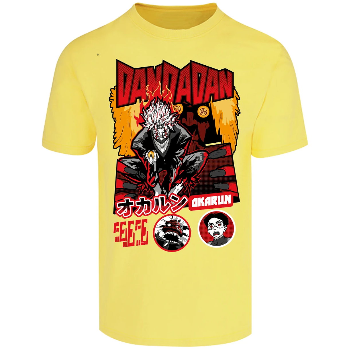 Playera One Piece Okarun X Turboabuela para Adulto 45