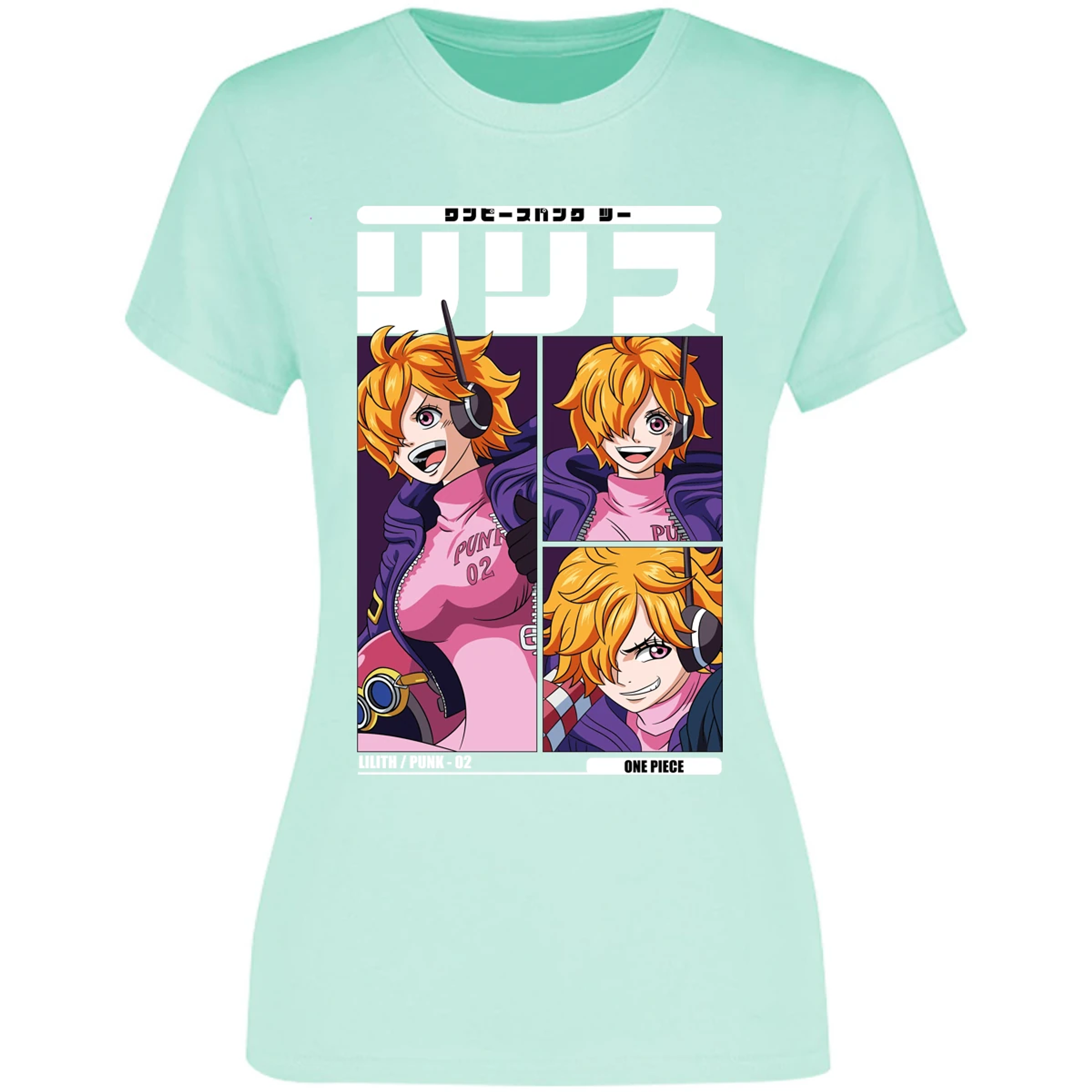 Blusa One Piece Lilith Anime Blusa para Mujer 7