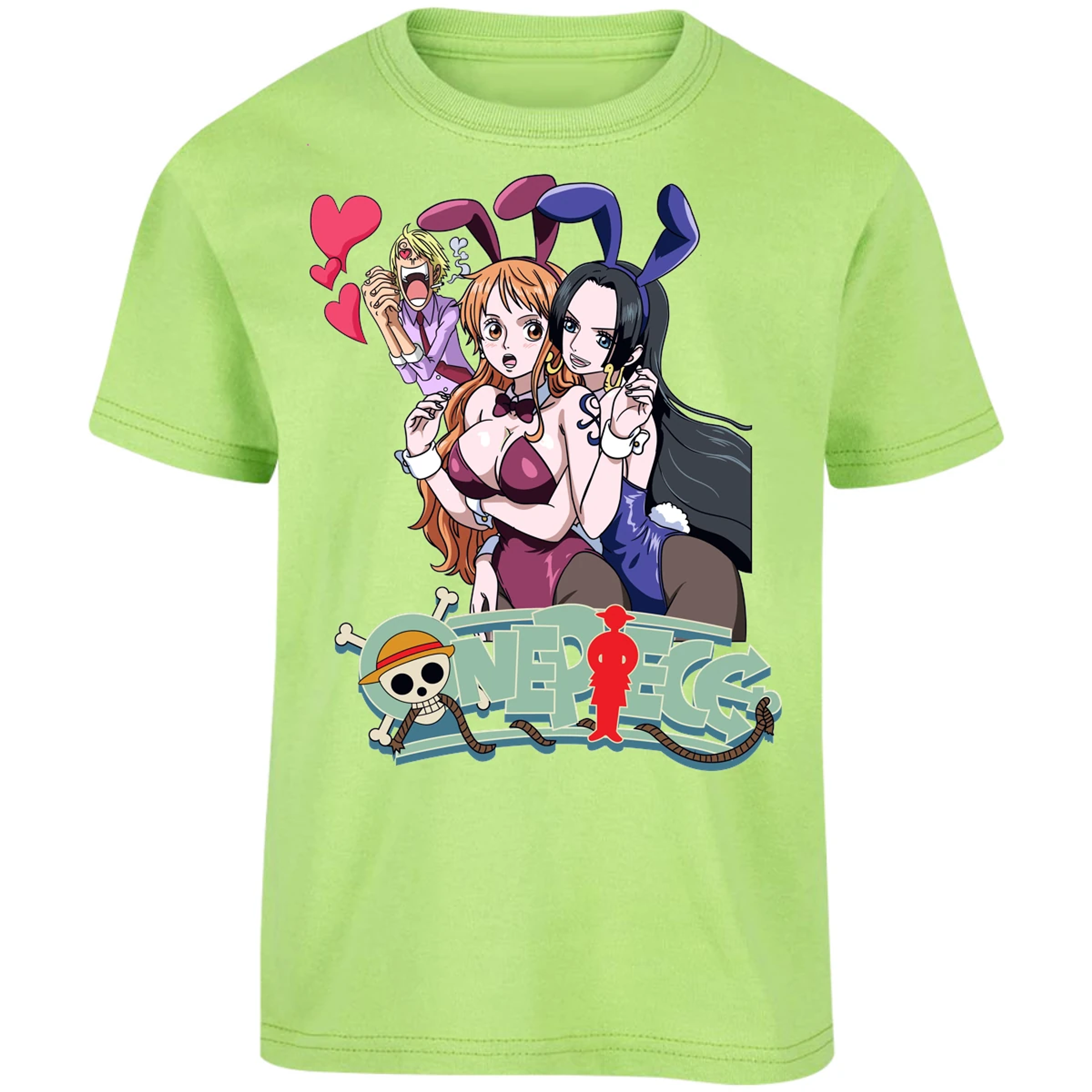 Playera One Piece Nami Y Boa para Niño 15
