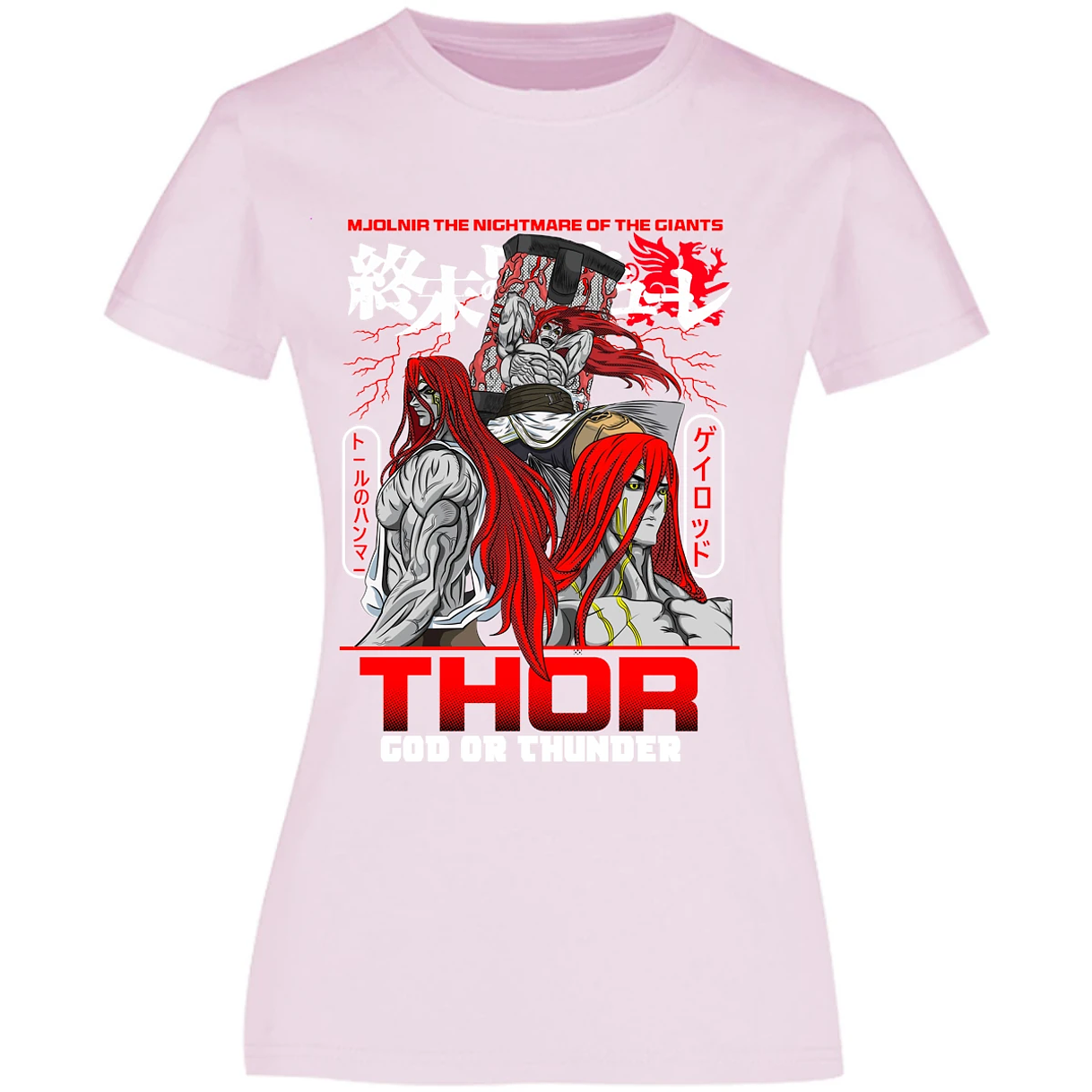 Blusa Record Of Ragnarok Thor Blusa para Mujer 7