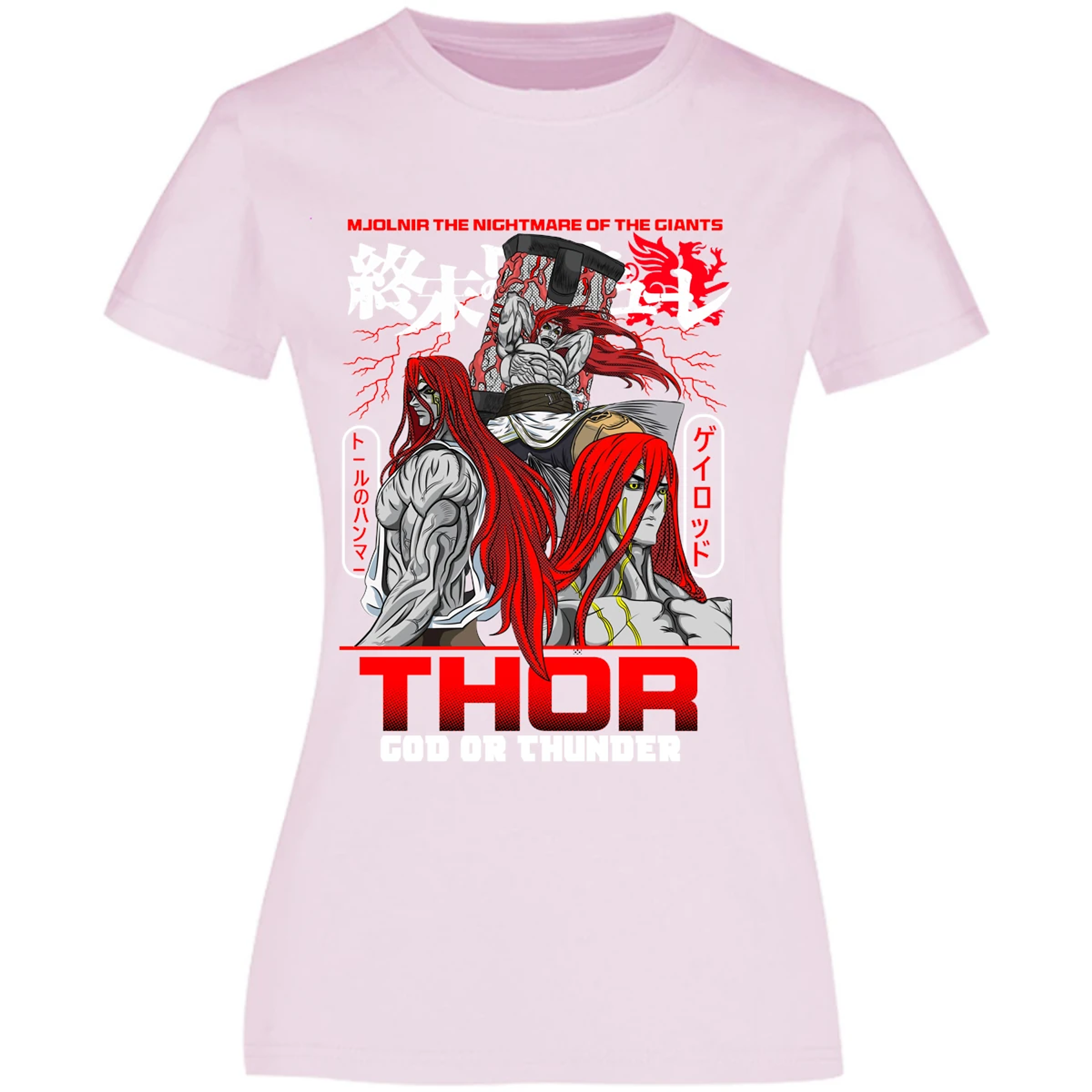 Blusa Record Of Ragnarok Thor Blusa para Mujer 7
