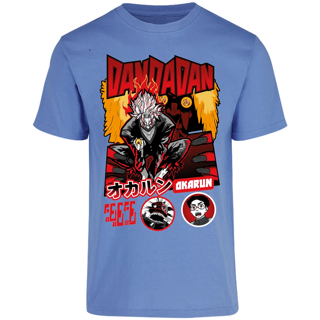 Playera One Piece Okarun X Turboabuela para Adulto 38