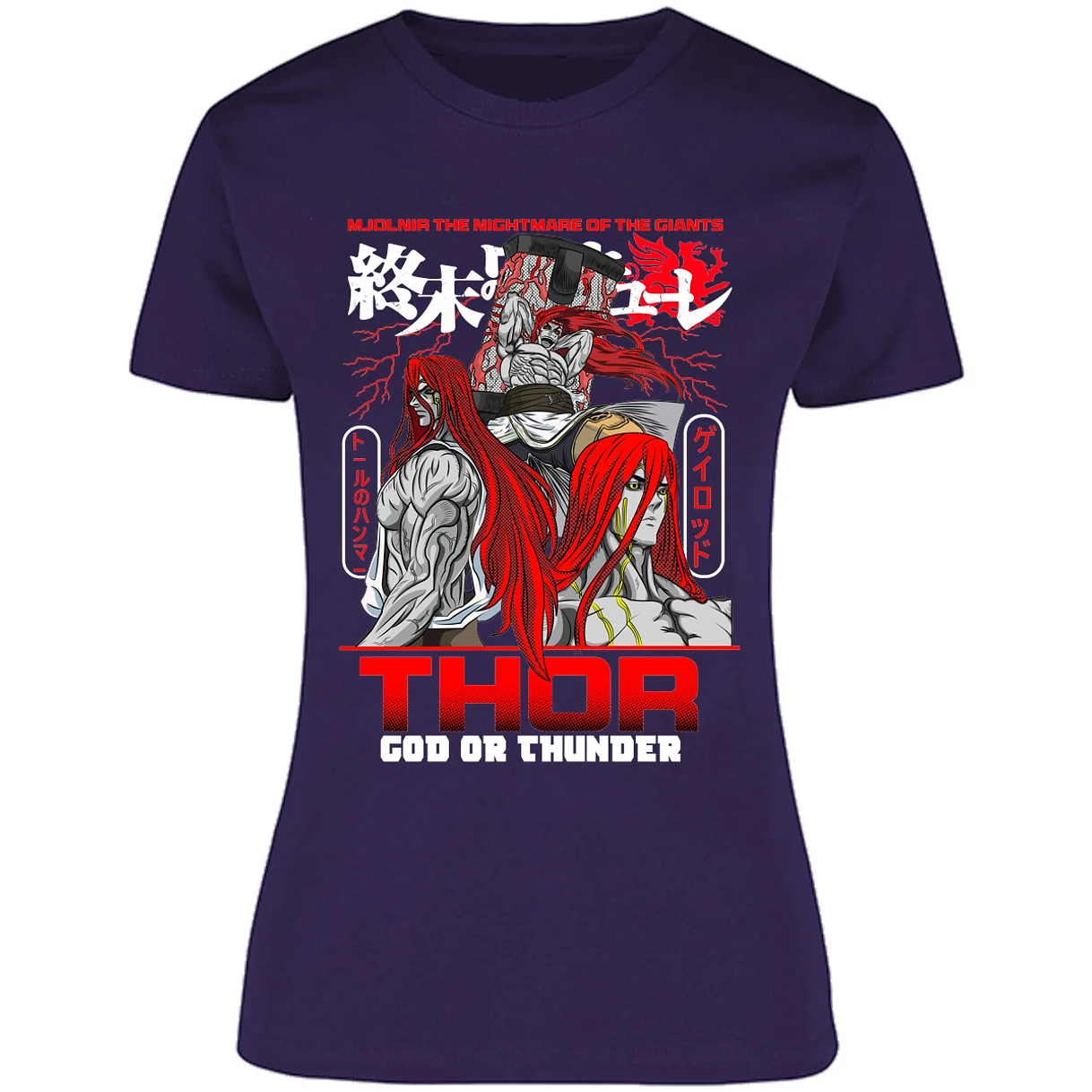 Blusa Record Of Ragnarok Thor Blusa para Mujer 9