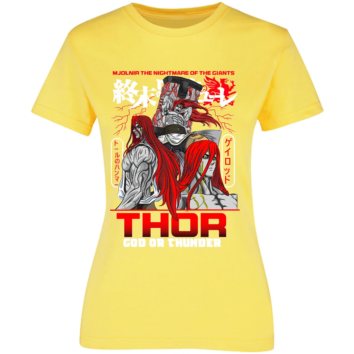 Blusa Record Of Ragnarok Thor Blusa para Mujer 11
