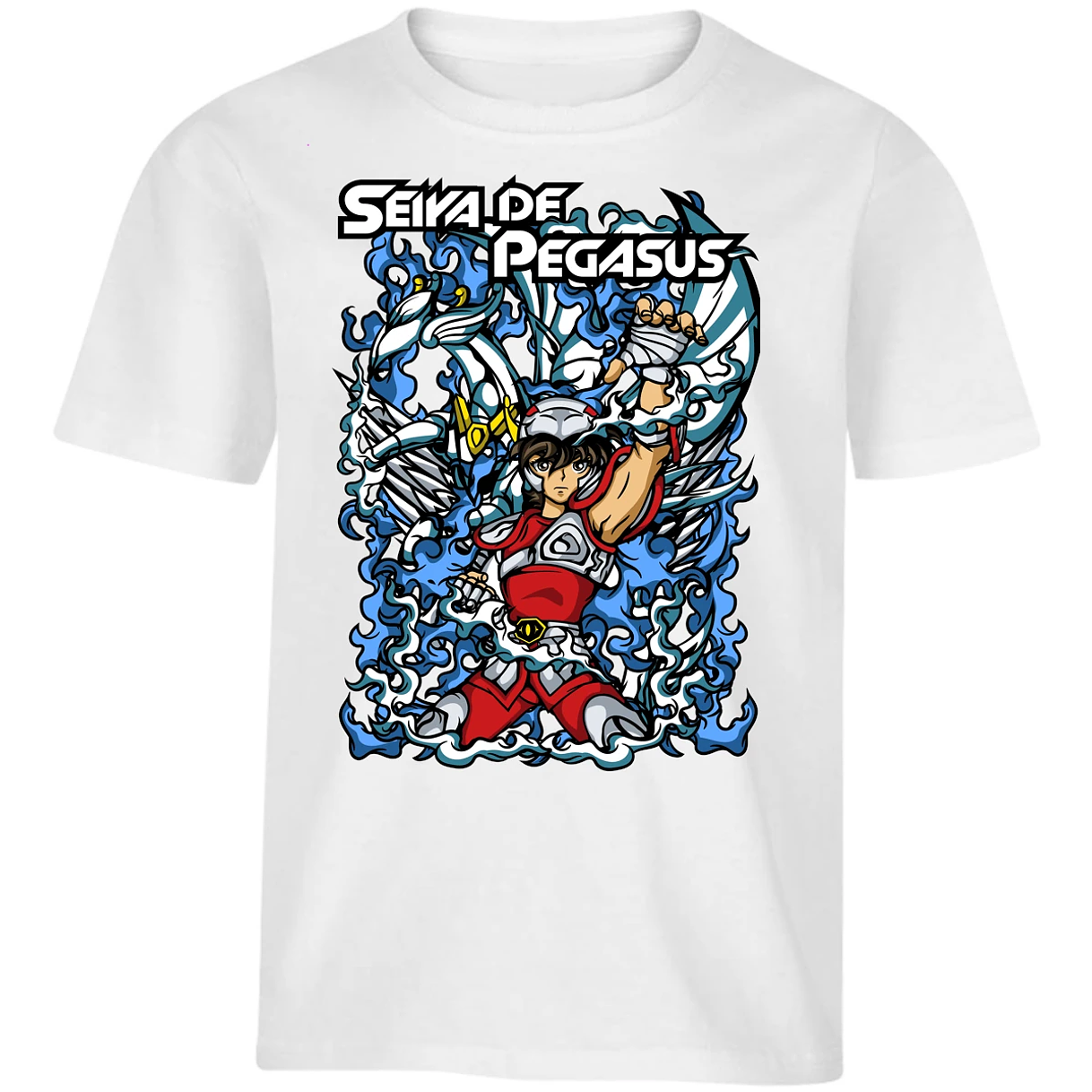 Playera Saint Seiya Seiya Anime para Niño 14