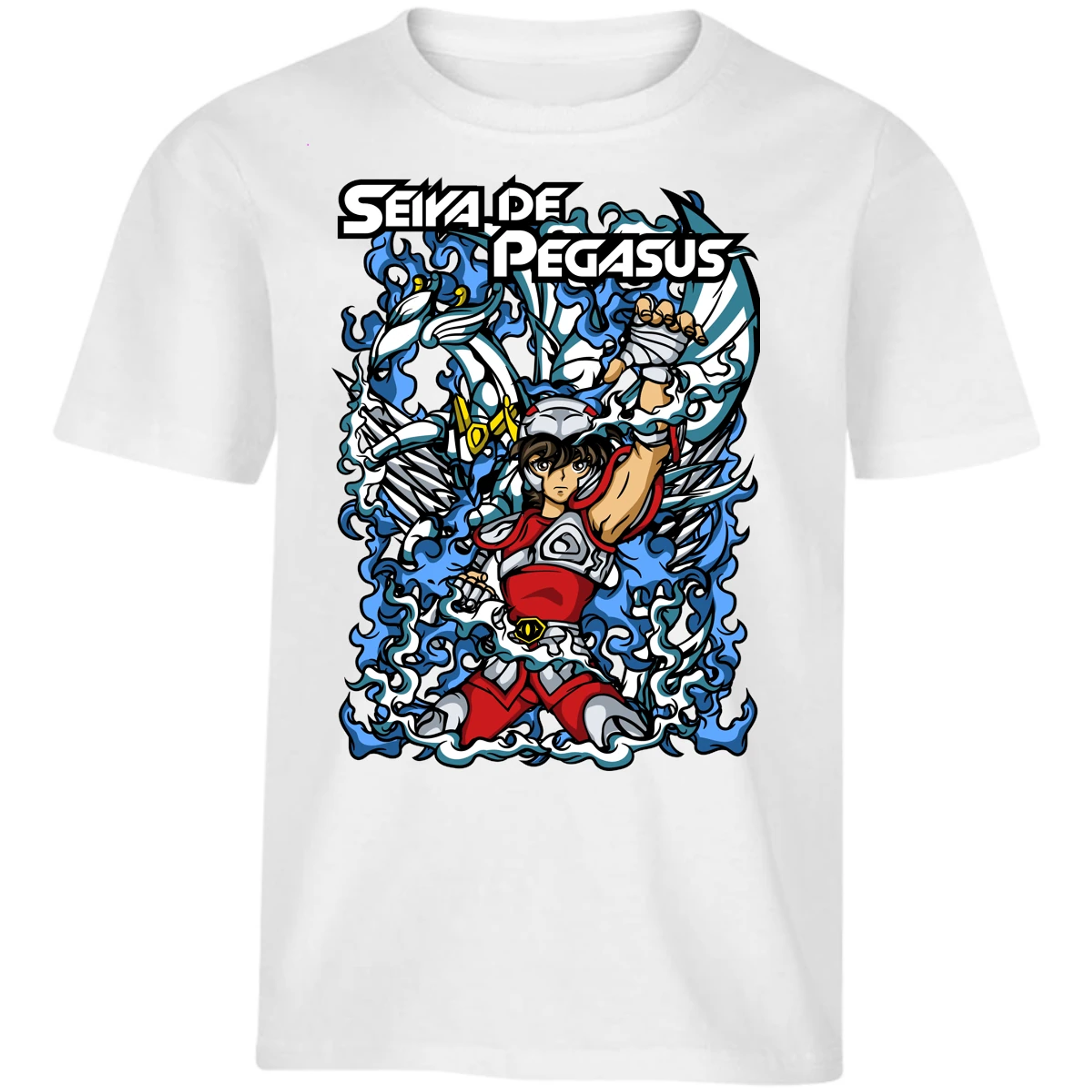 Playera Saint Seiya Seiya Anime para Niño 14