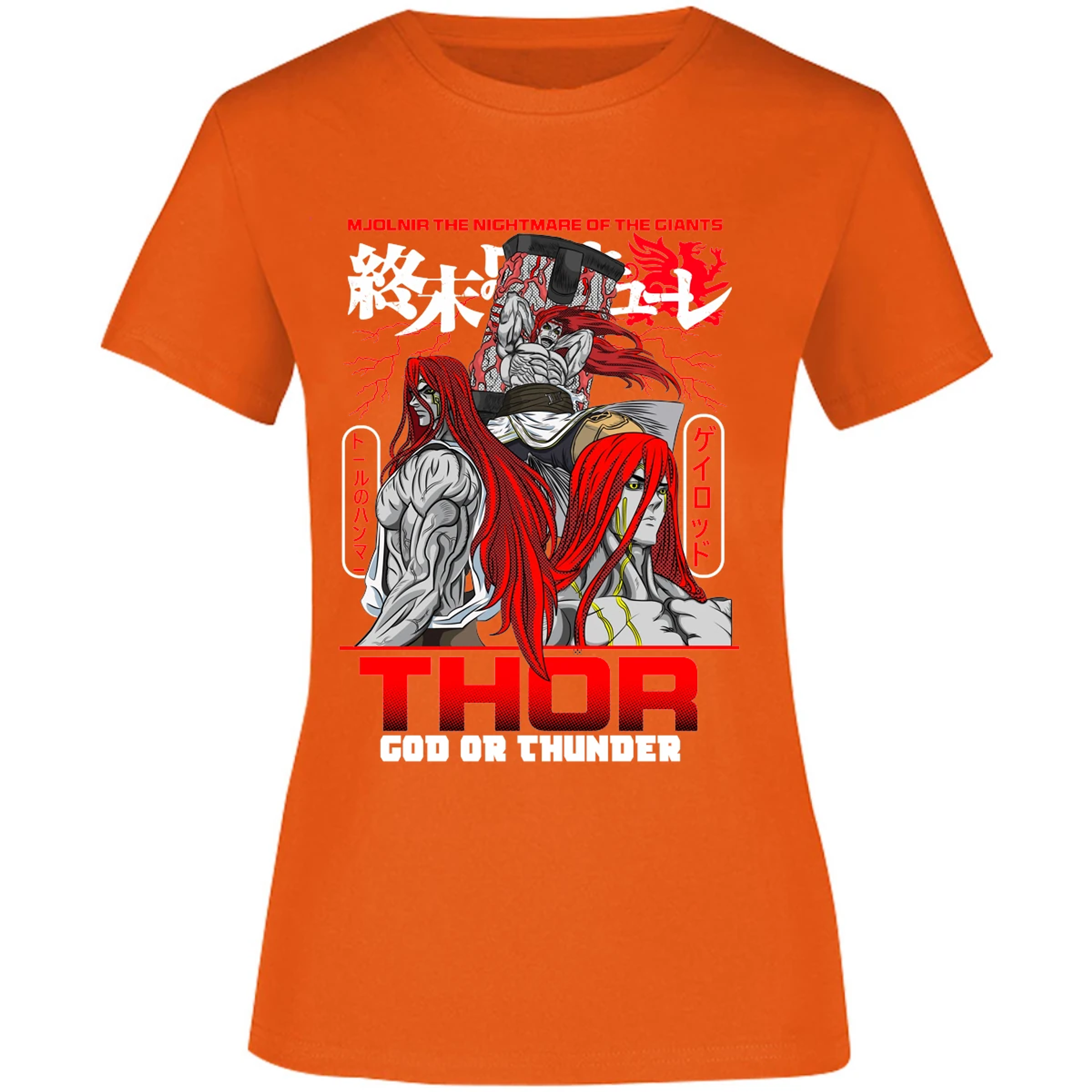 Blusa Record Of Ragnarok Thor Blusa para Mujer 18