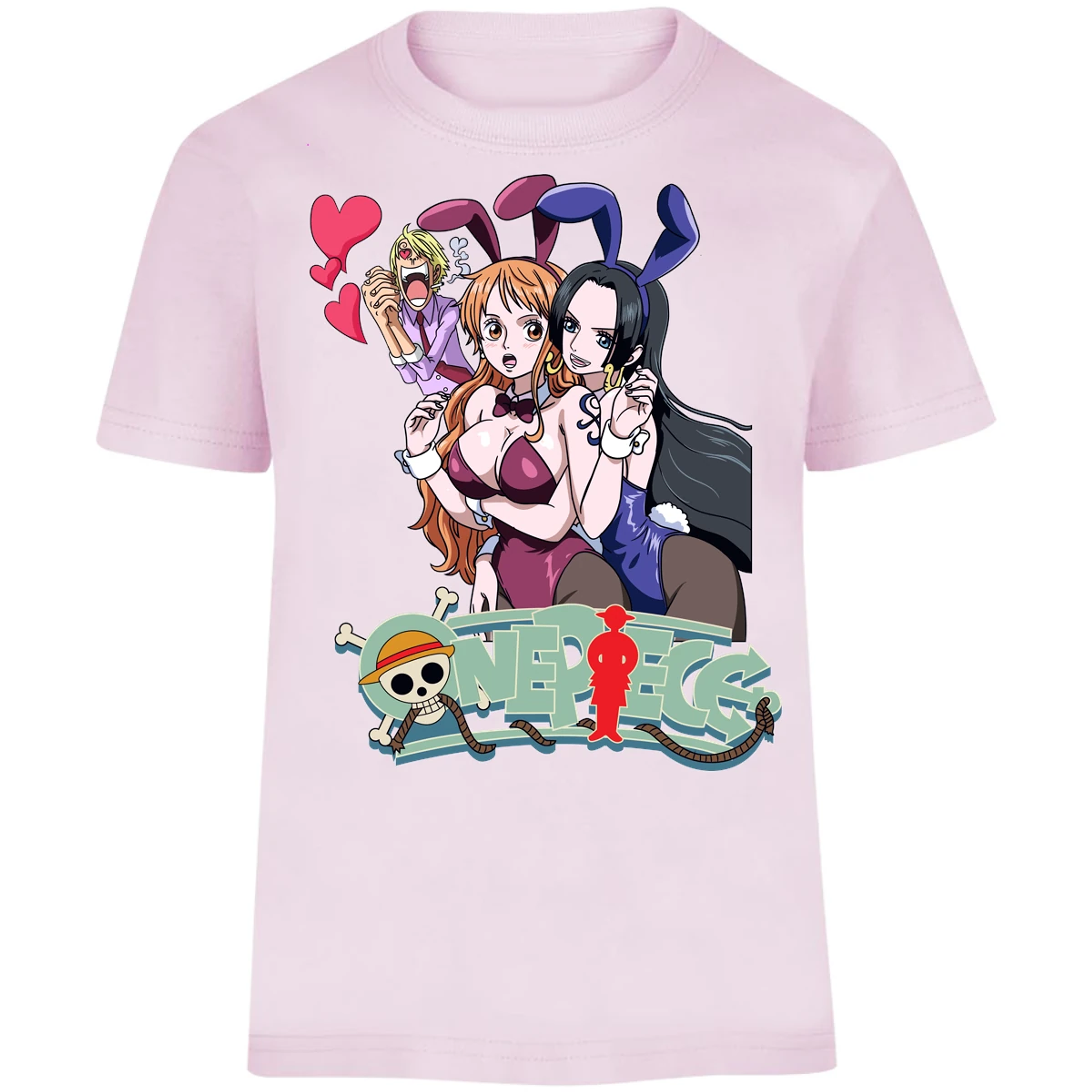 Playera One Piece Nami Y Boa para Niño 1