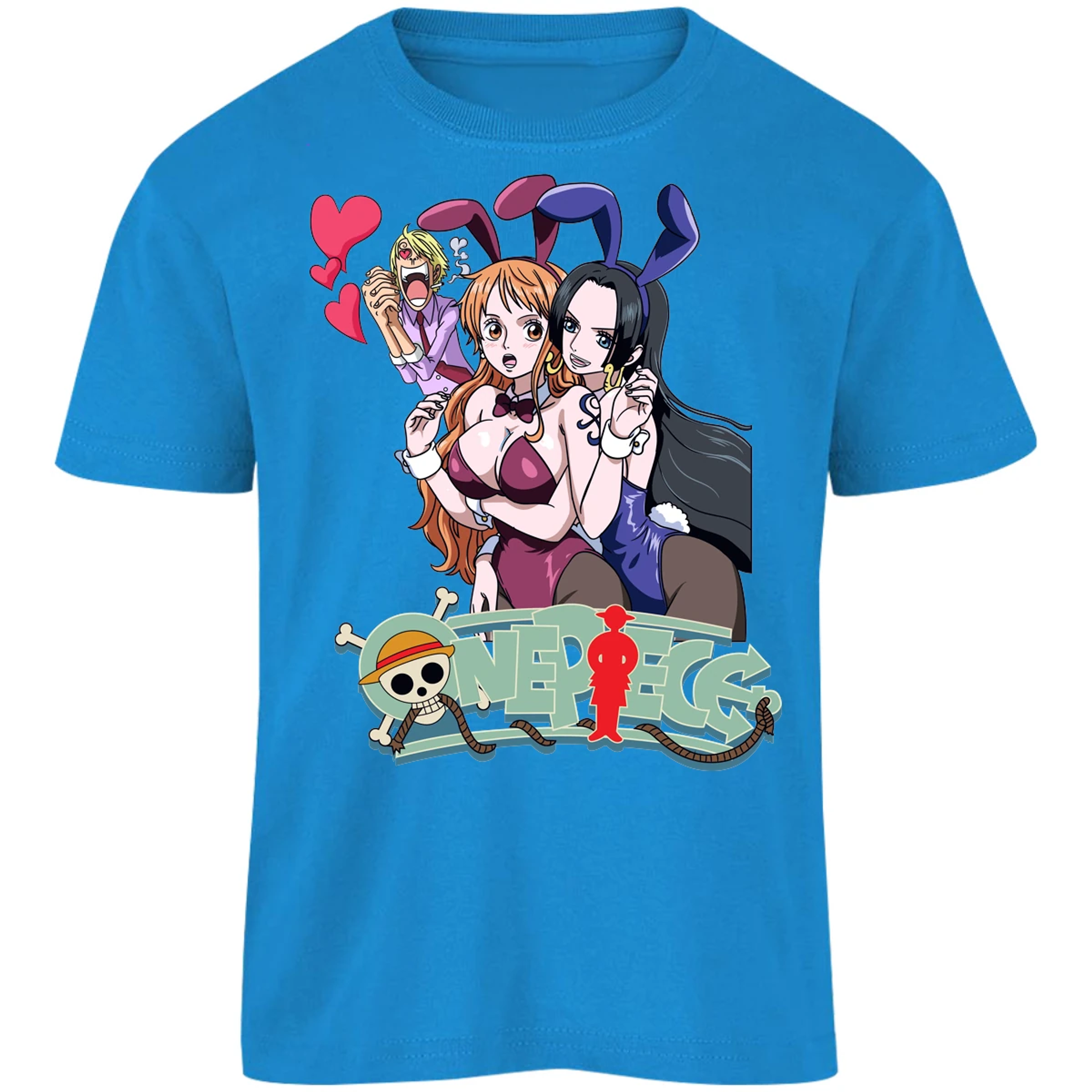 Playera One Piece Nami Y Boa para Niño 13
