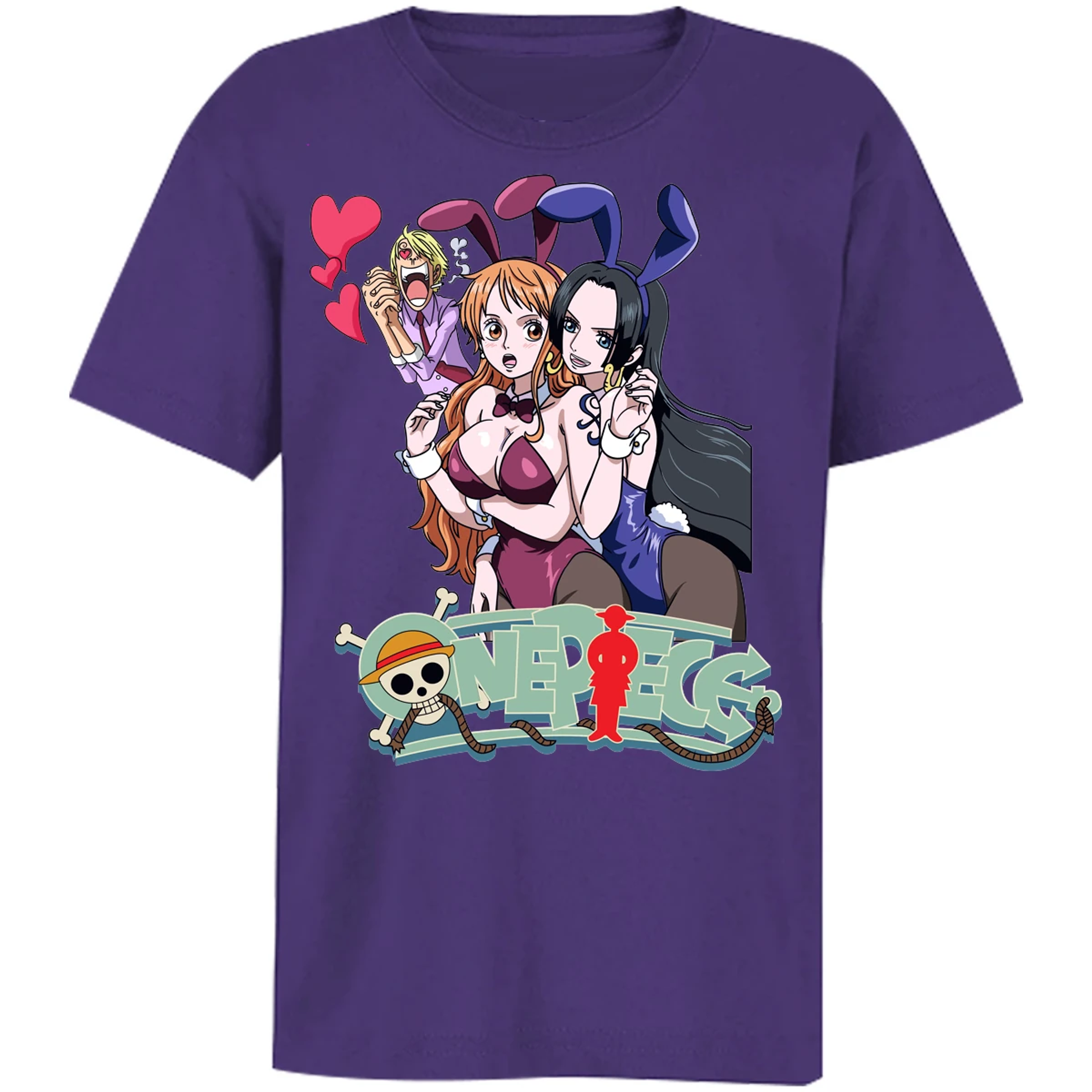 Playera One Piece Nami Y Boa para Niño 29