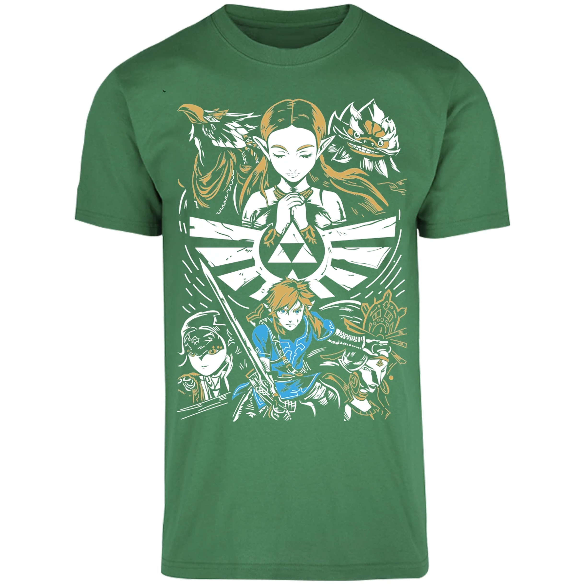 Playera The Leyend Of Zelda Diseo Link Y Zelda para Adulto 18