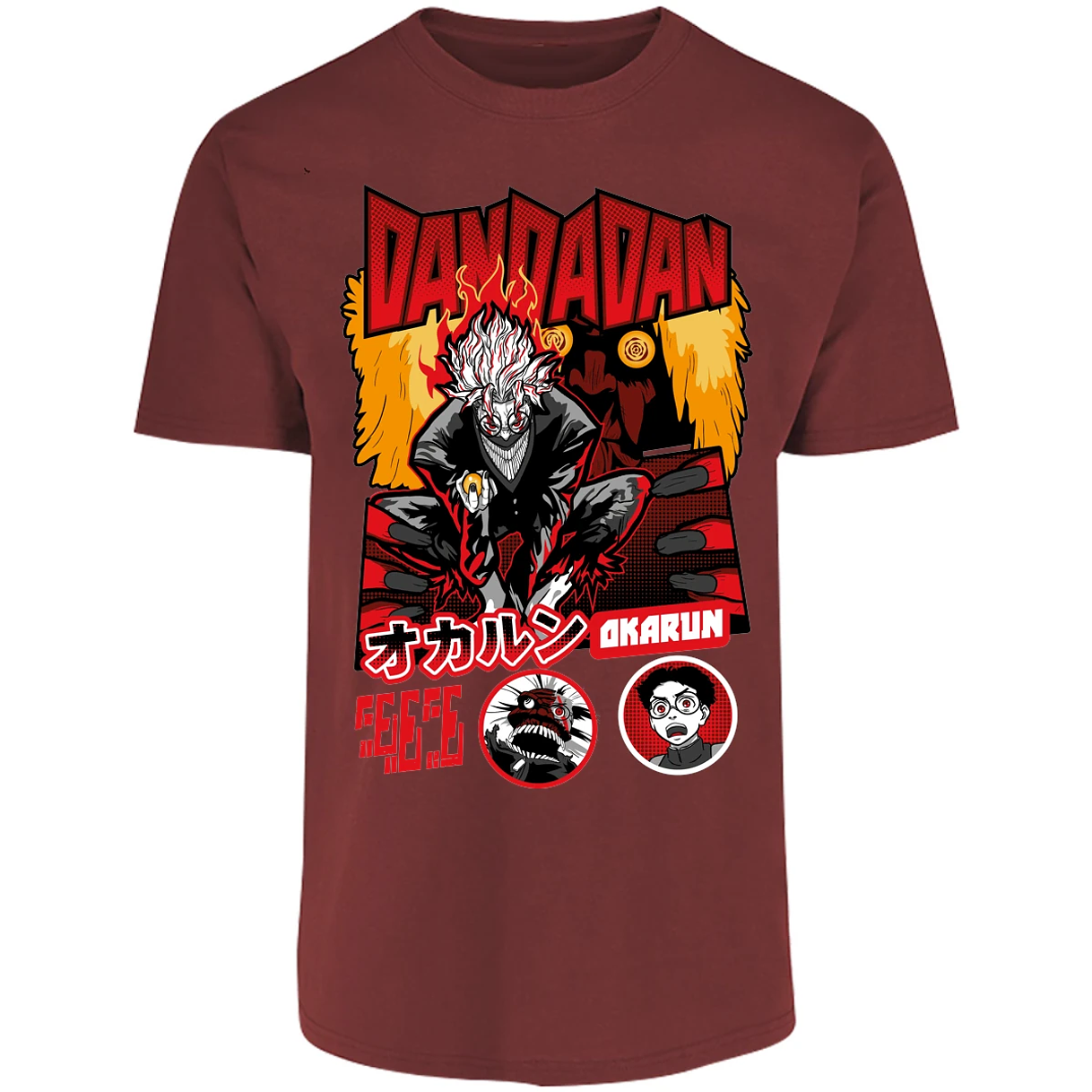 Playera One Piece Okarun X Turboabuela para Adulto 17