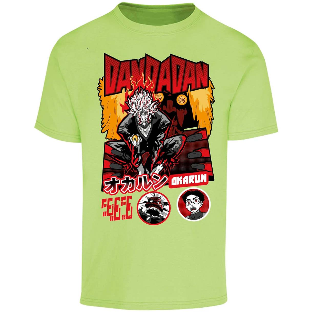 Playera One Piece Okarun X Turboabuela para Adulto 14