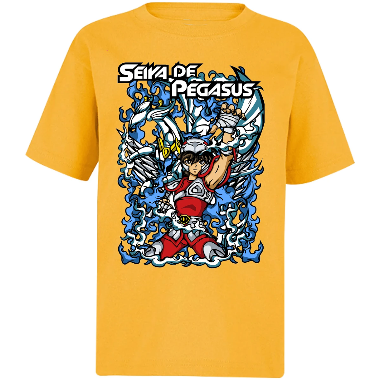 Playera Saint Seiya Seiya Anime para Niño 11