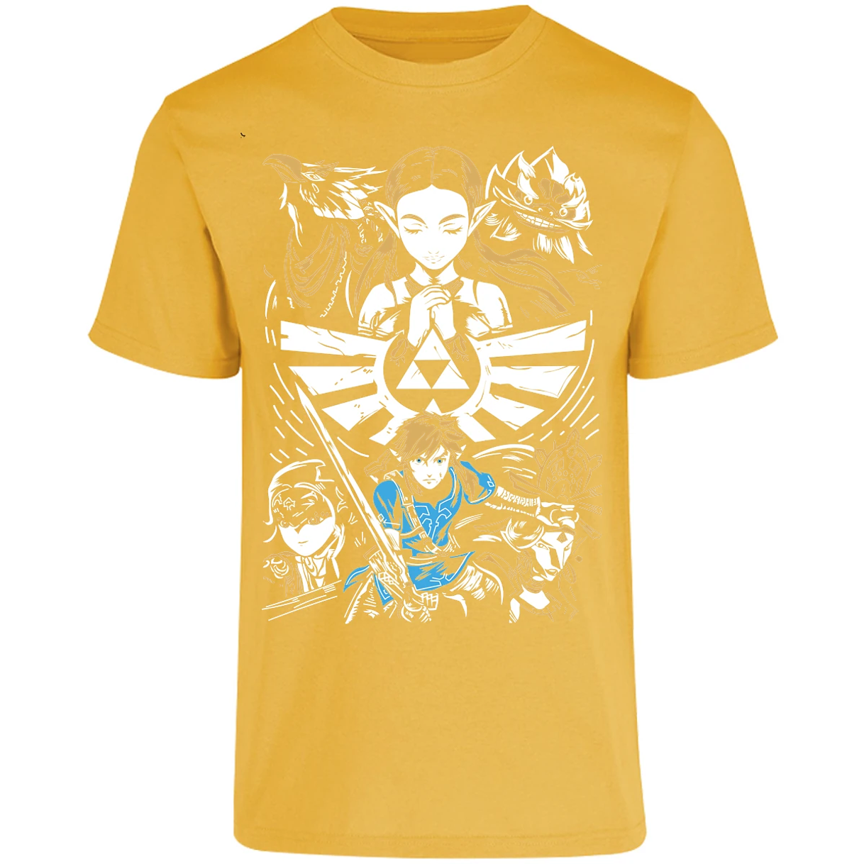 Playera The Leyend Of Zelda Diseo Link Y Zelda para Adulto 17