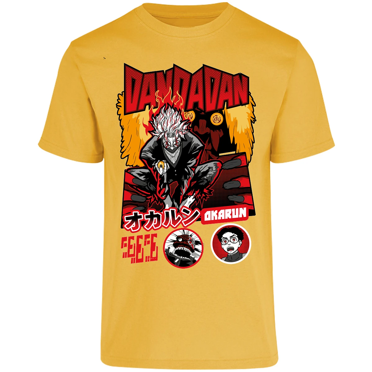 Playera One Piece Okarun X Turboabuela para Adulto 32