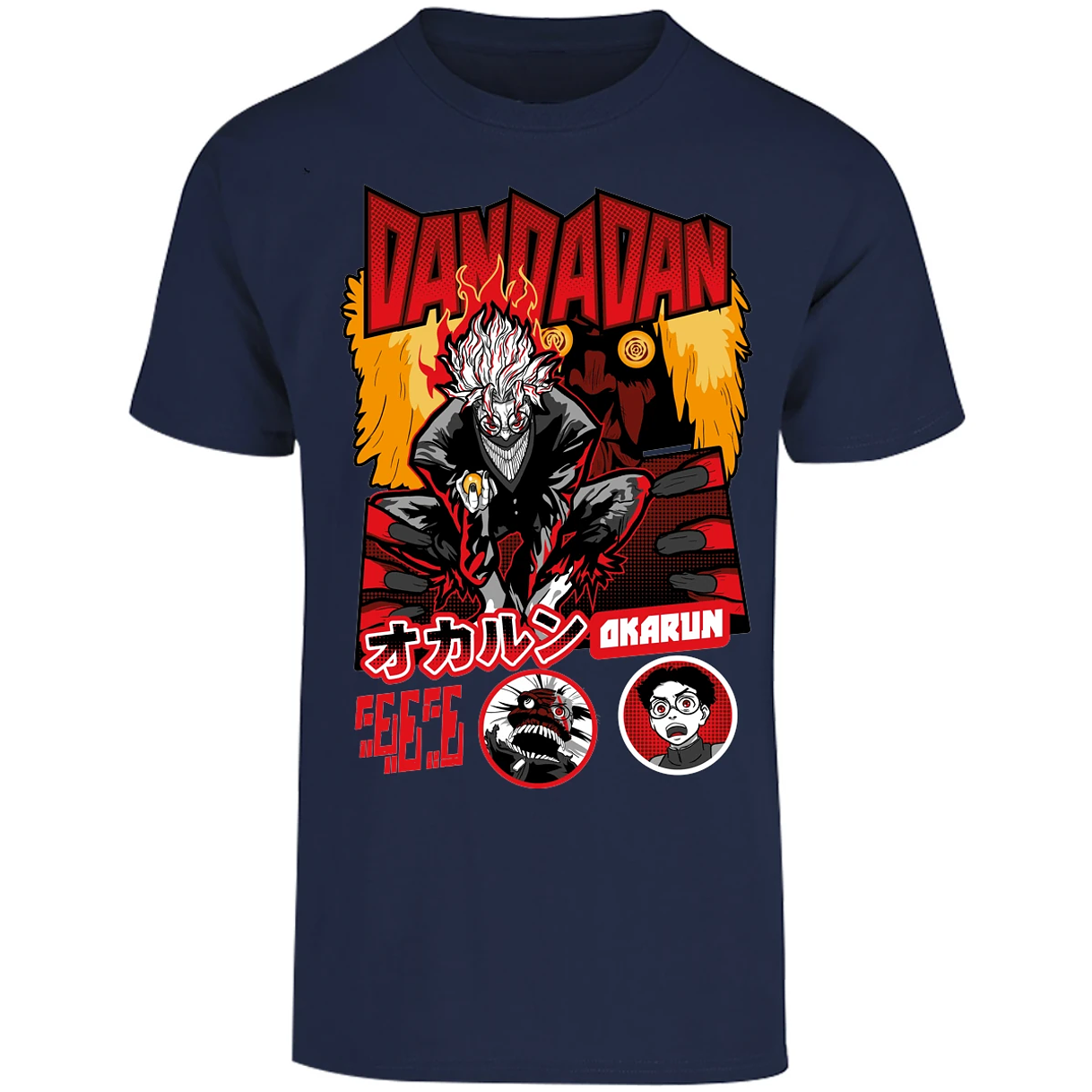 Playera One Piece Okarun X Turboabuela para Adulto 43