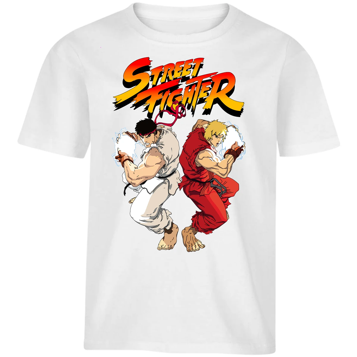 Playera Street Fighter Ryu Y Ken para Niño 5