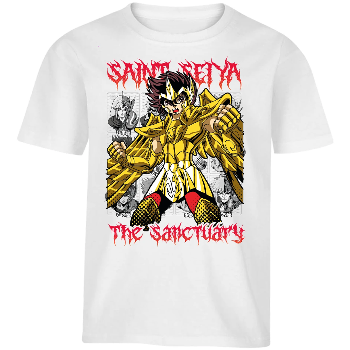Playera Saint Seiya Seiya Sagitario Refurbished para Niño 11