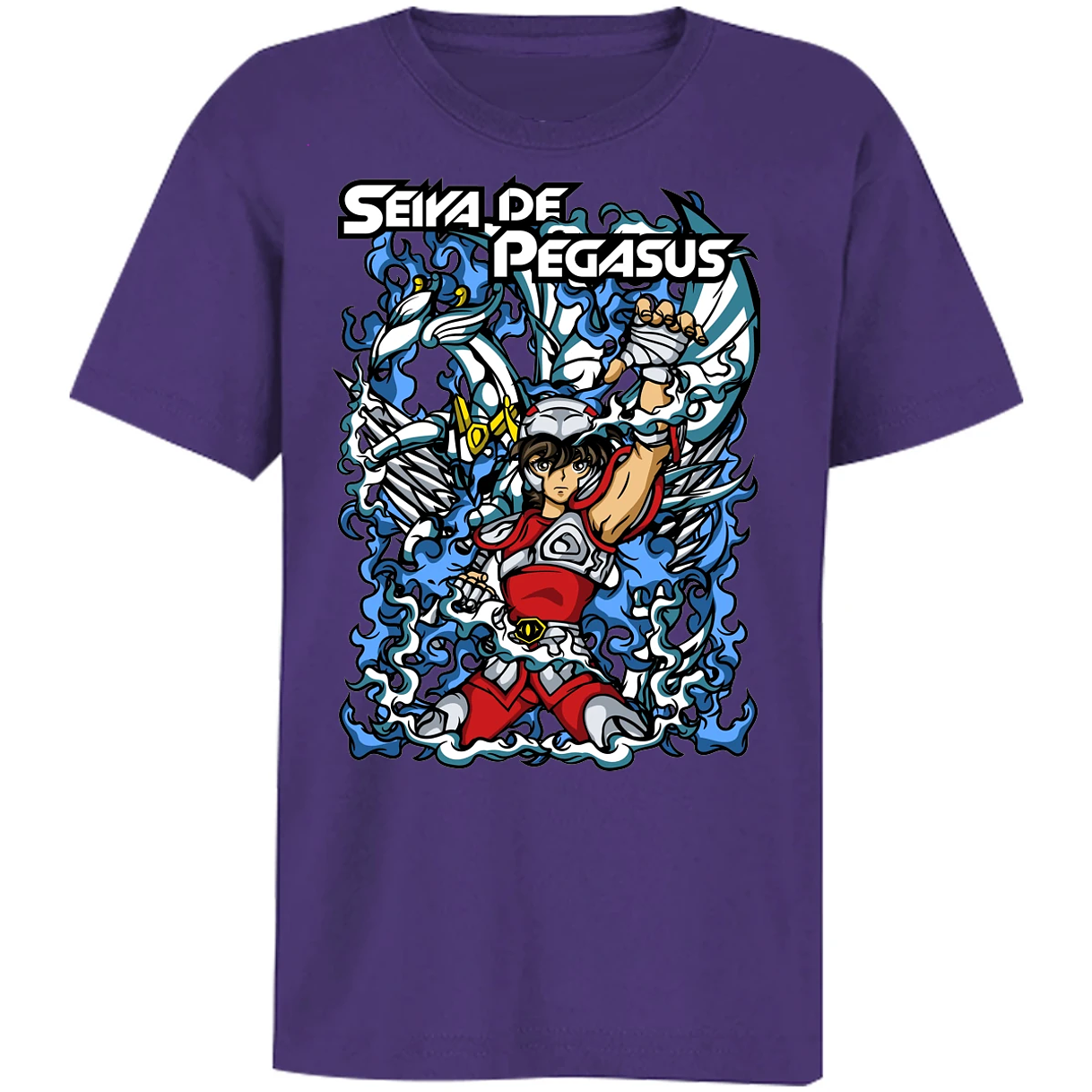 Playera Saint Seiya Seiya Anime para Niño 12